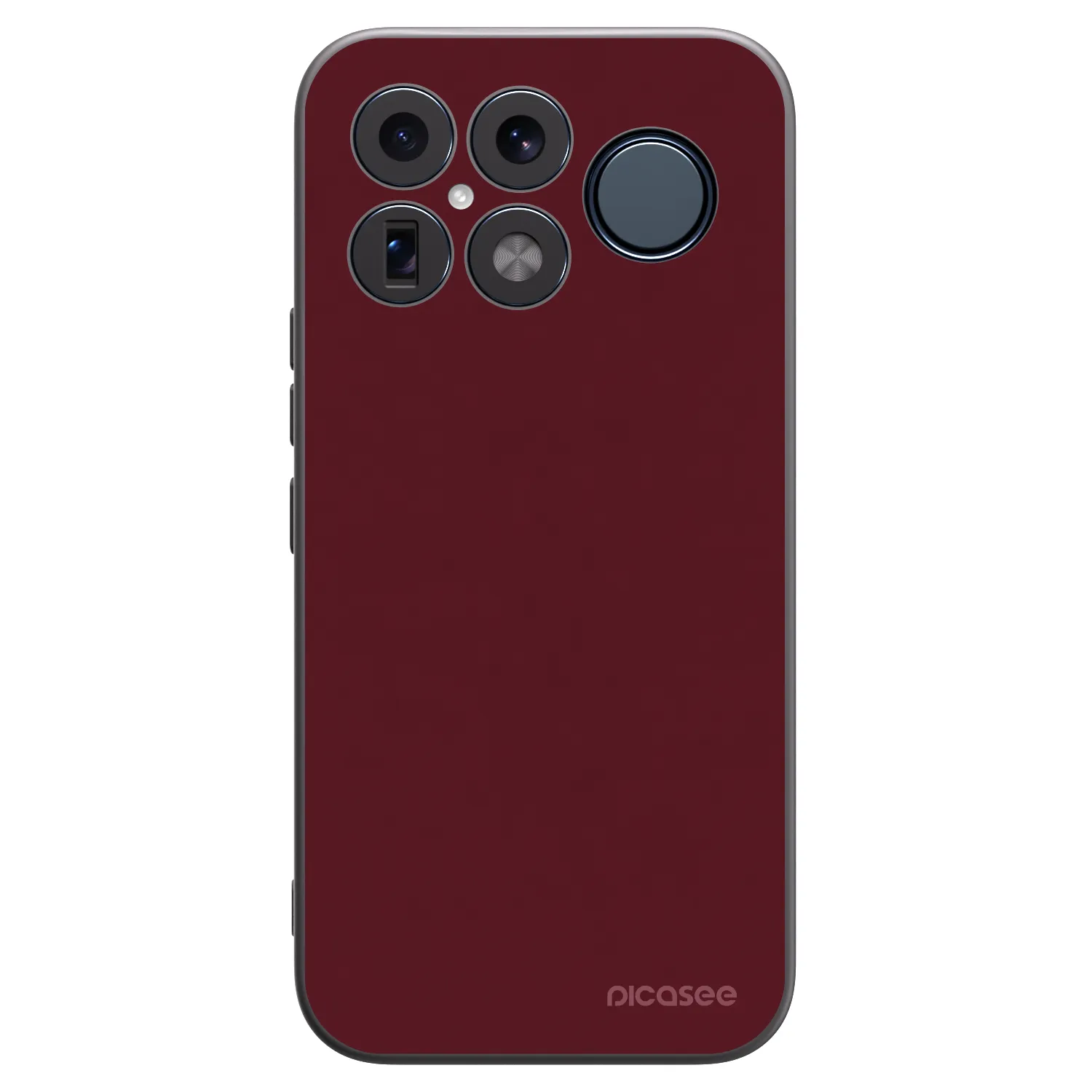 Picasee silikonski črni ovitek za Xiaomi Poco F8 Ultra - Burgundy red