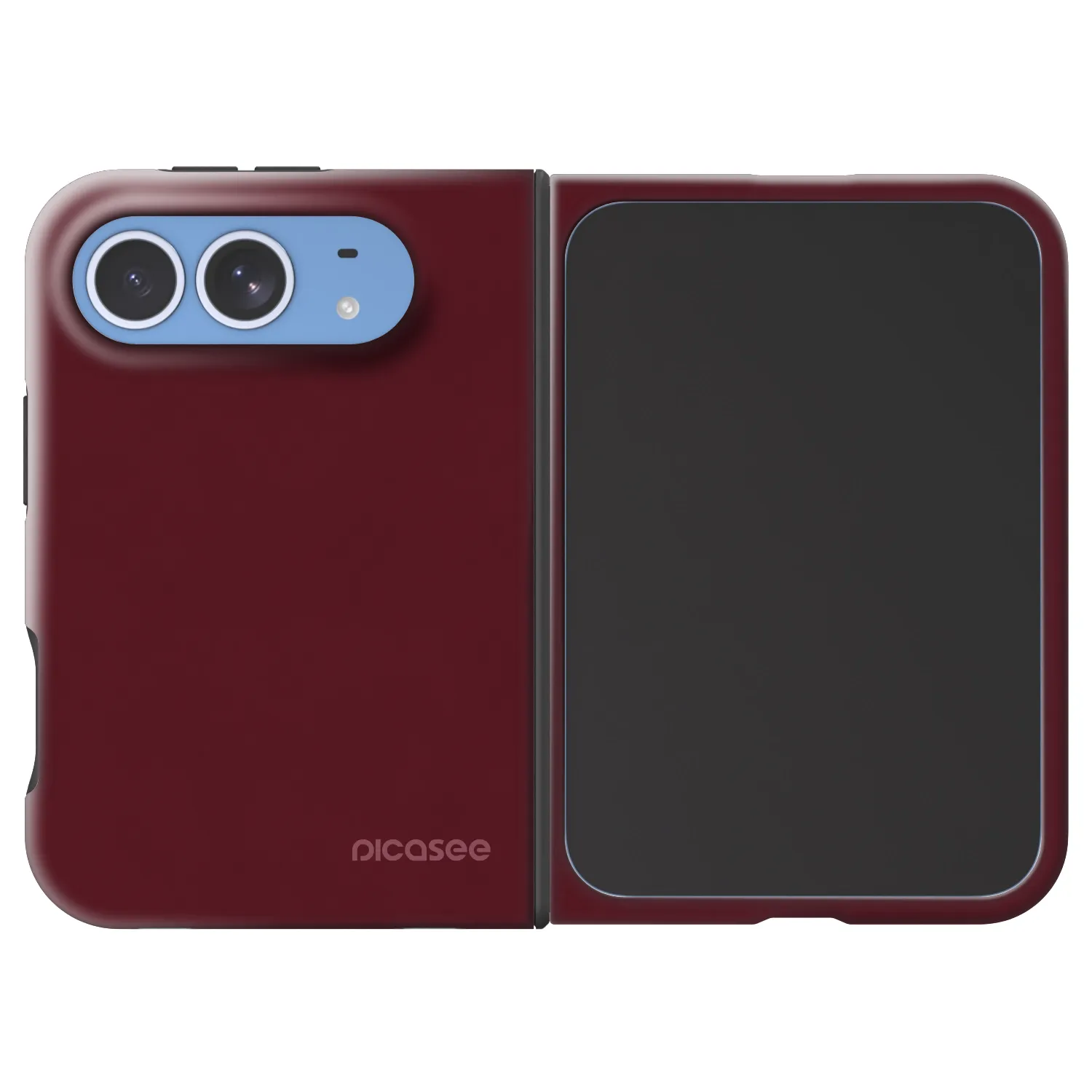 Picasee Fashion Case MagSafe za Apple iPhone Duo - Burgundy red