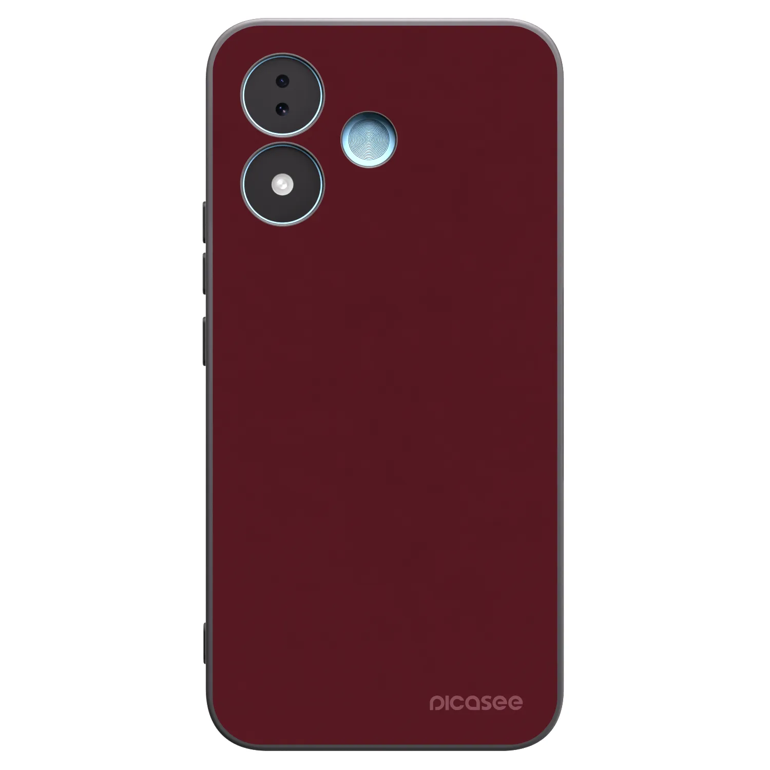 Picasee silikonski črni ovitek za Xiaomi Redmi Note 17 5G - Burgundy red
