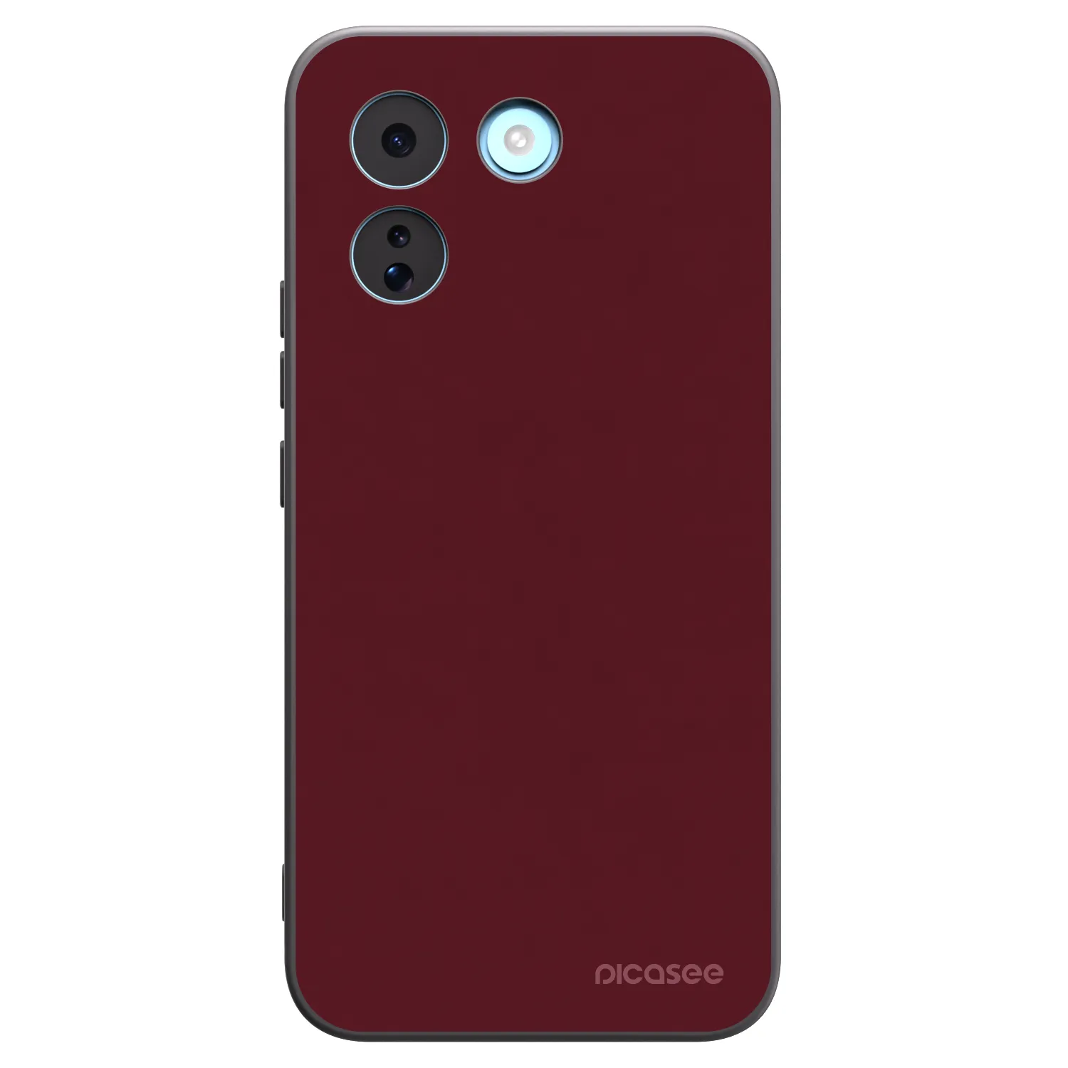 Picasee silikonski črni ovitek za Xiaomi Redmi Note 17 Pro MAX 5G - Burgundy red