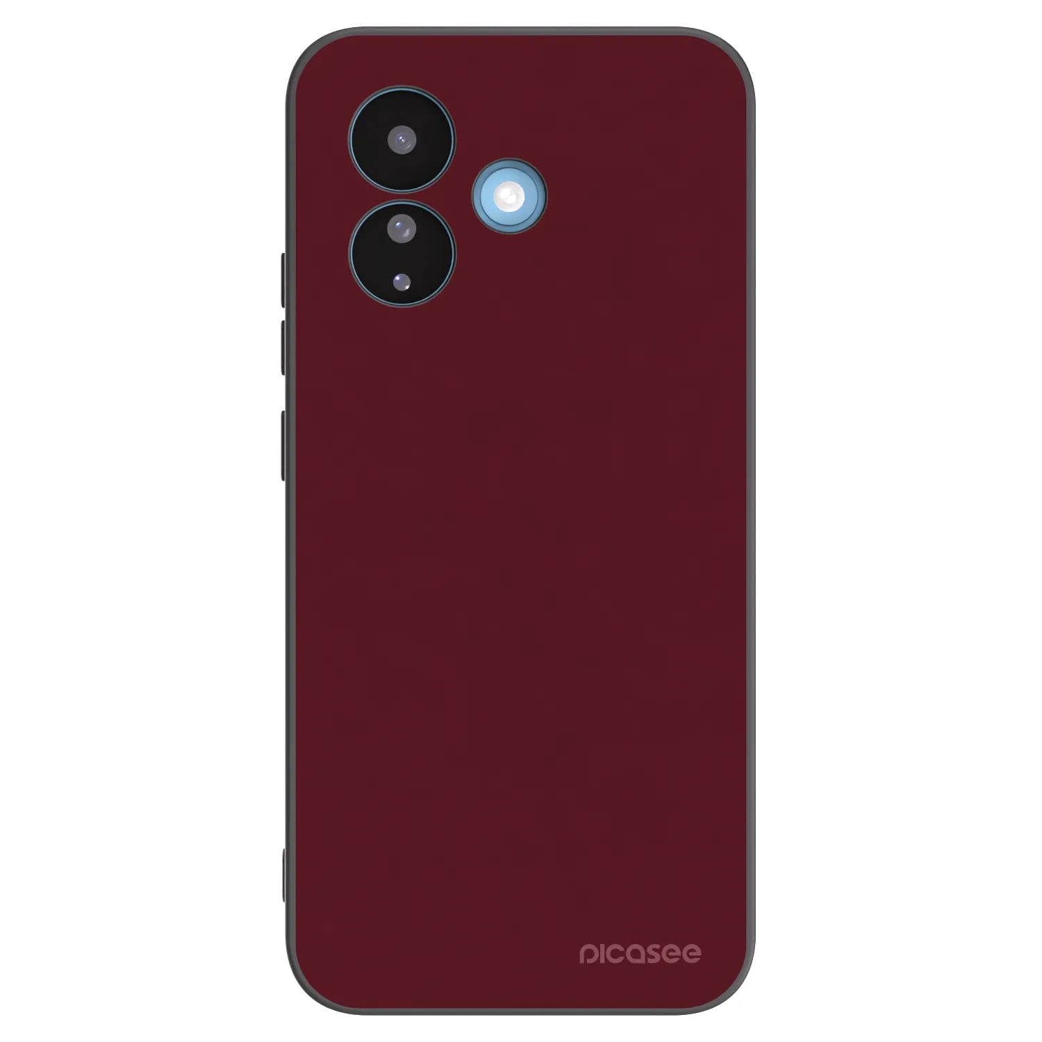 Picasee silikonski črni ovitek za Xiaomi Redmi Note 17 Pro 5G - Burgundy red