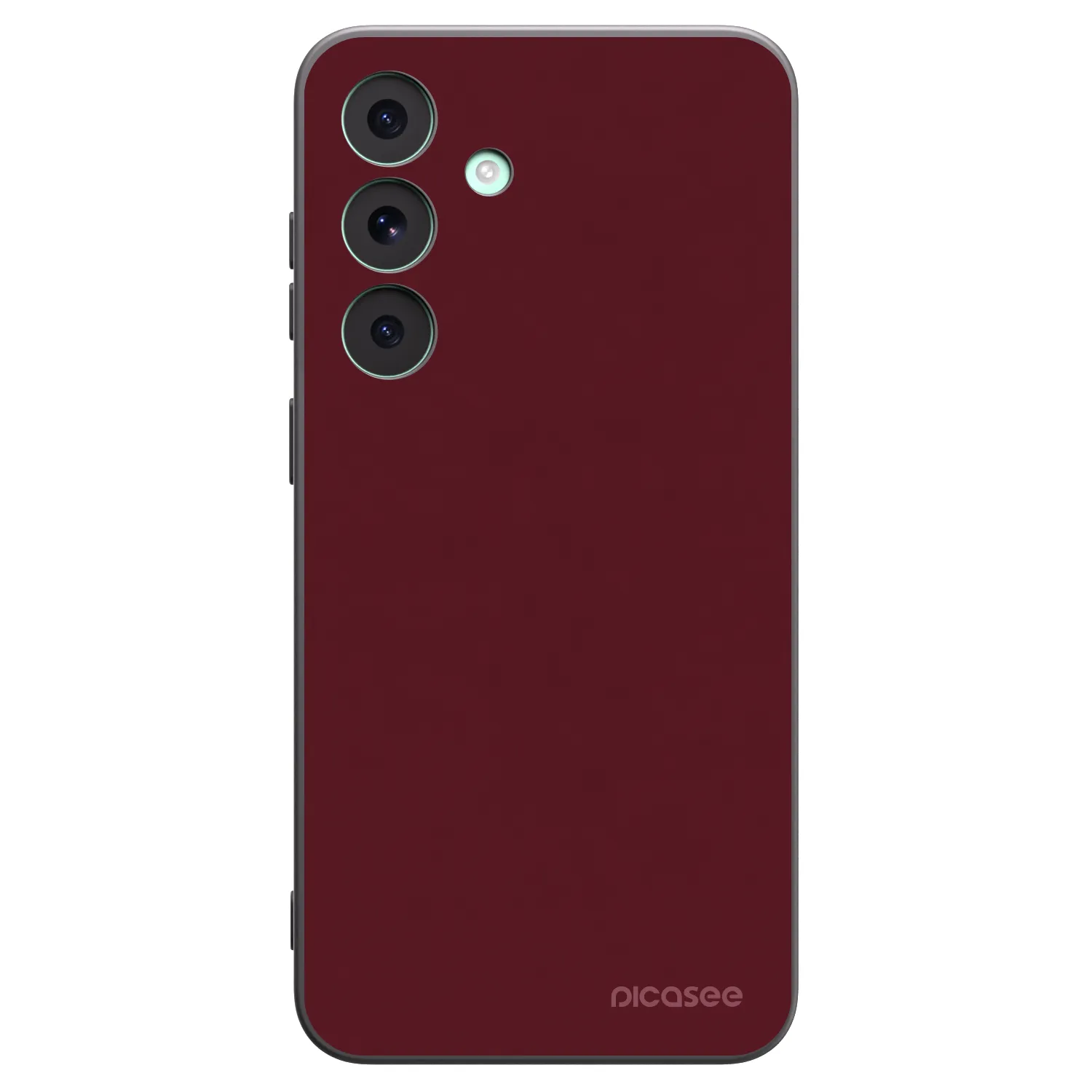 Picasee silikonski črni ovitek za Samsung Galaxy S26 FE - Burgundy red