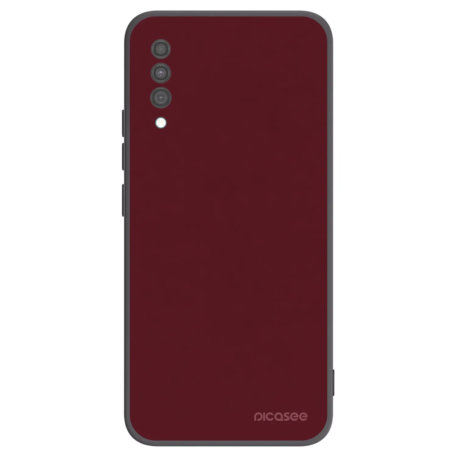 Picasee silikonski črni ovitek za Samsung Galaxy A30s A307F - Burgundy red
