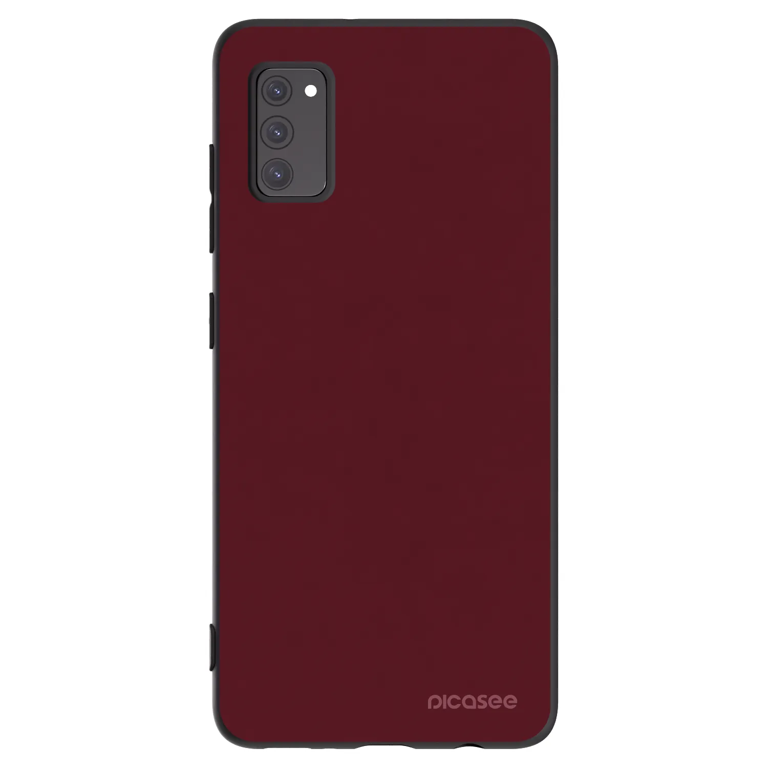 Picasee silikonski črni ovitek za Samsung Galaxy A41 A415F - Burgundy red