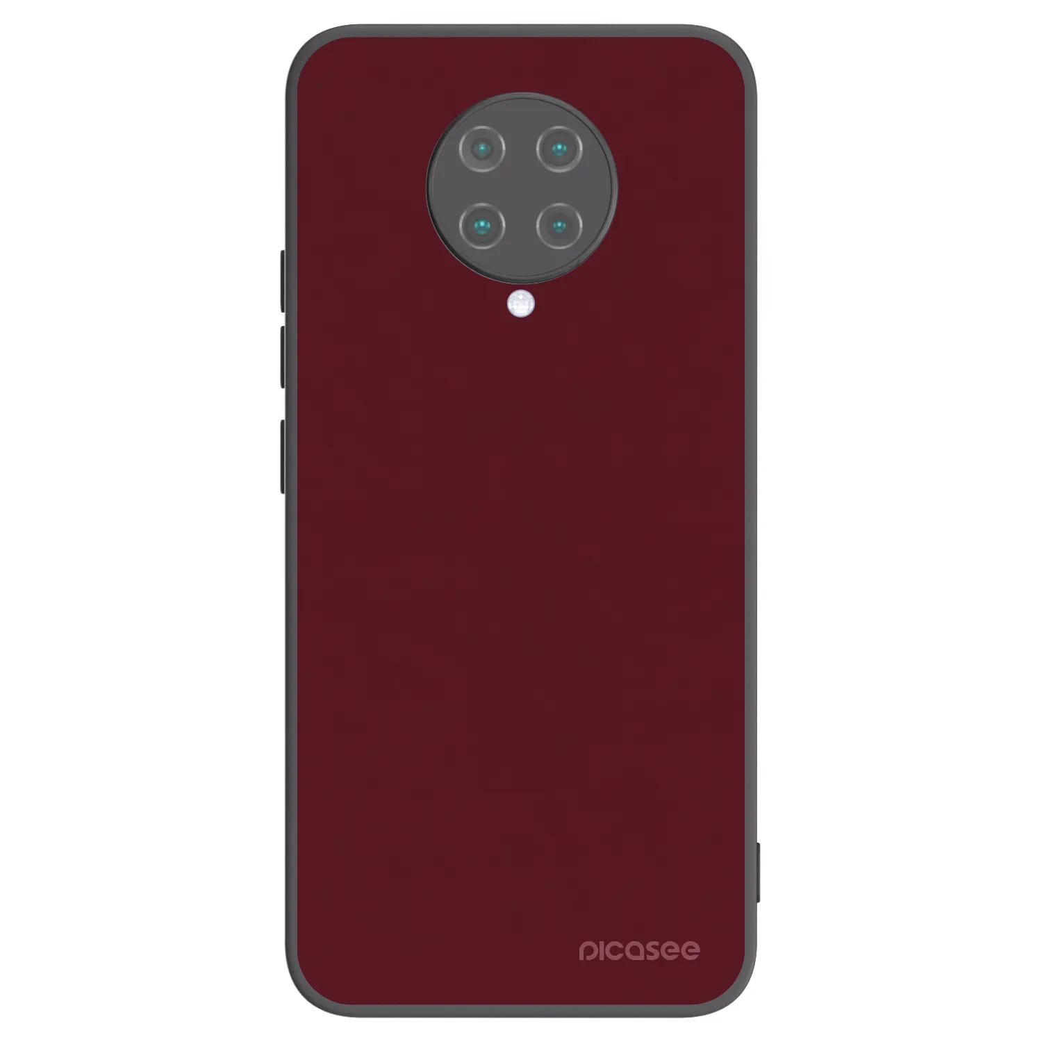 Picasee silikonski črni ovitek za Xiaomi Poco F2 Pro - Burgundy red