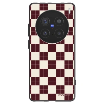 Picasee silikonski črni ovitek za Vivo X200 Pro - Checked Away