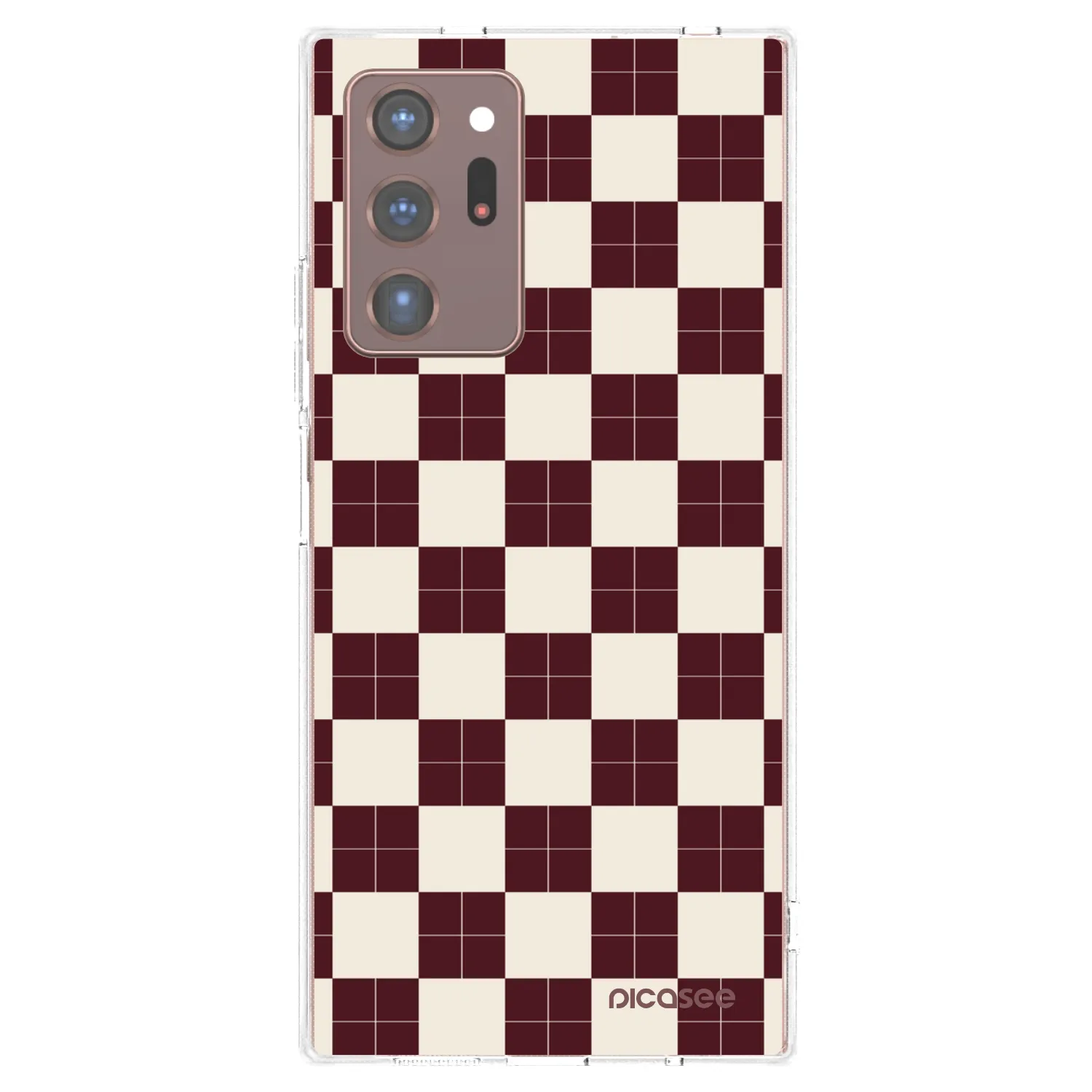 Picasee silikonski prozorni ovitek za Samsung Galaxy Note 20 Ultra - Checked Away