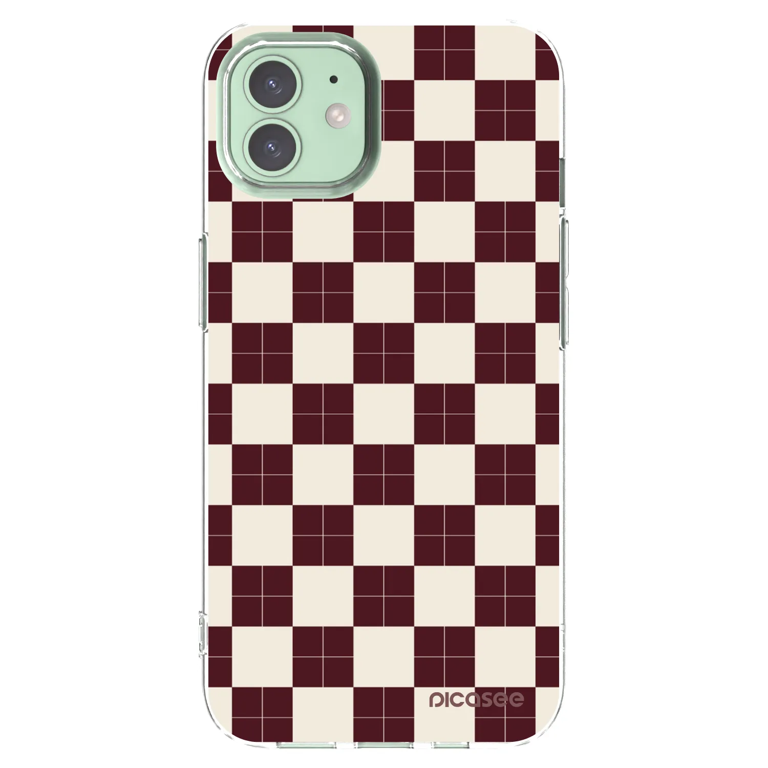 Picasee silikonski prozorni ovitek za Apple iPhone 12 - Checked Away