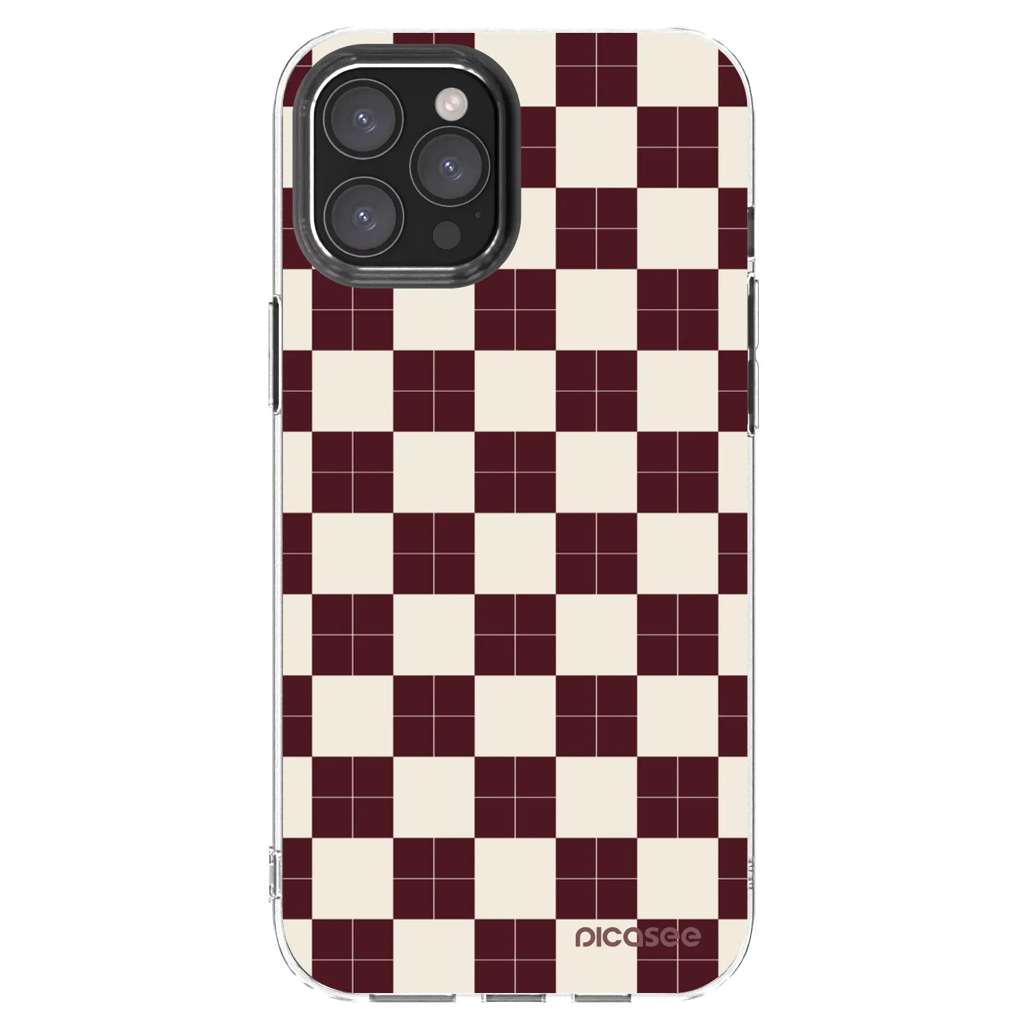 Picasee silikonski prozorni ovitek za Apple iPhone 12 Pro Max - Checked Away