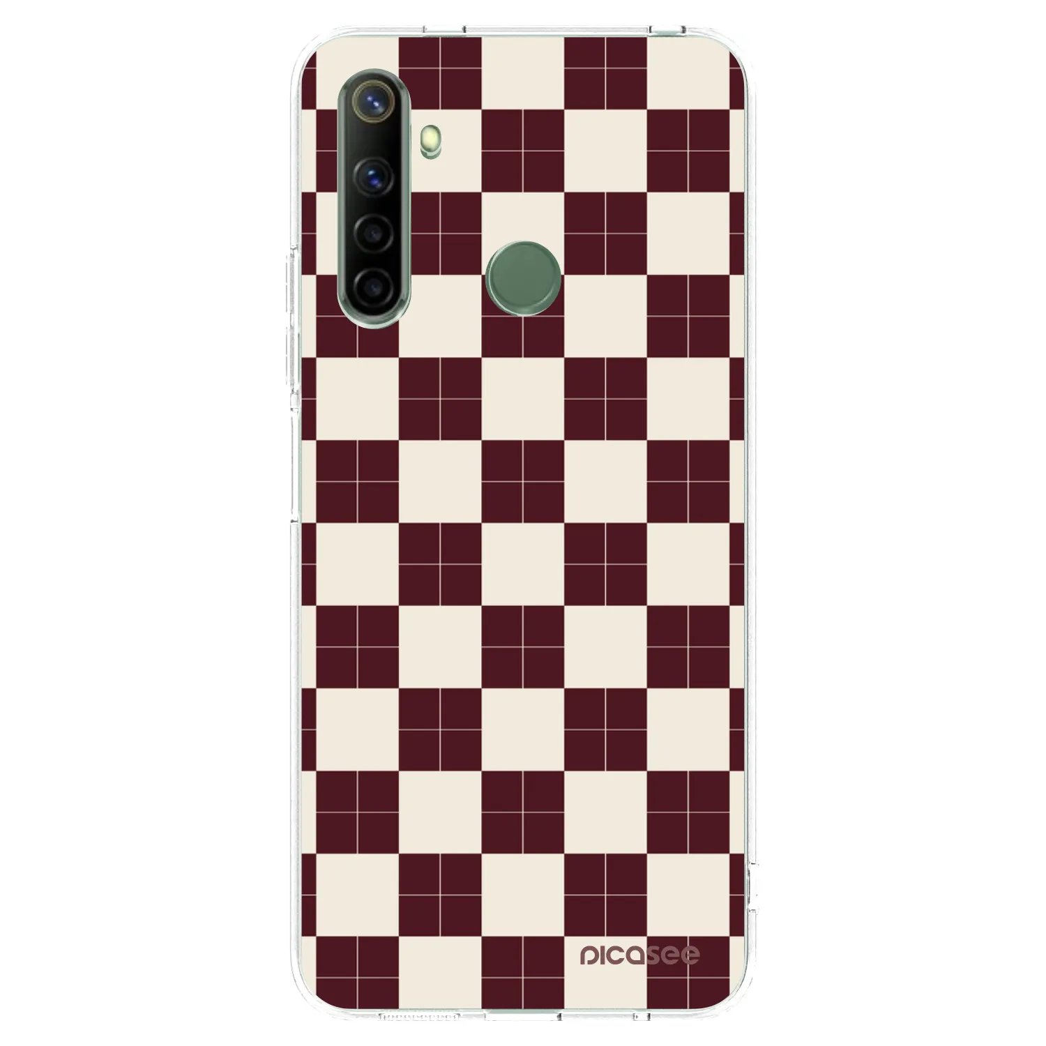 Picasee silikonski prozorni ovitek za Realme 6i - Checked Away