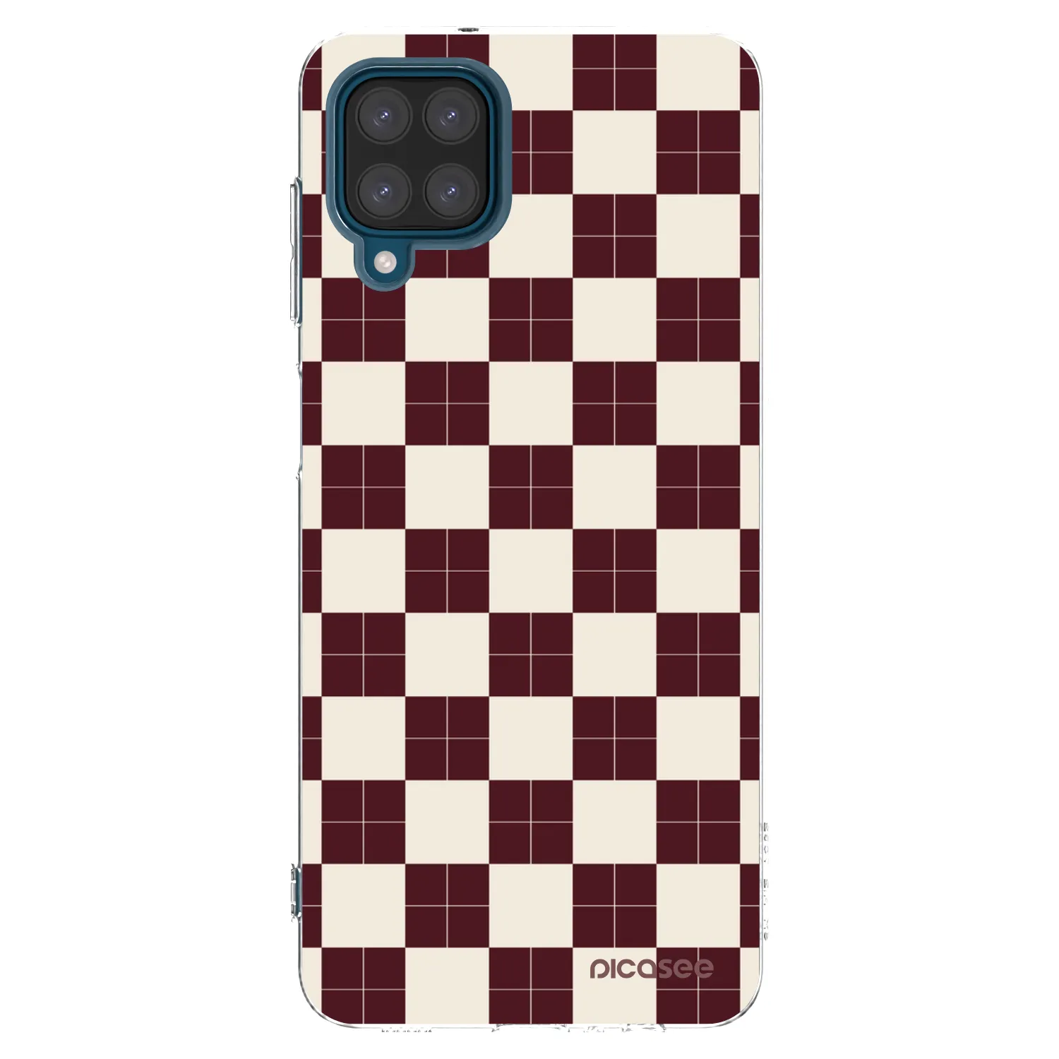 Picasee silikonski prozorni ovitek za Samsung Galaxy A12 A125F - Checked Away
