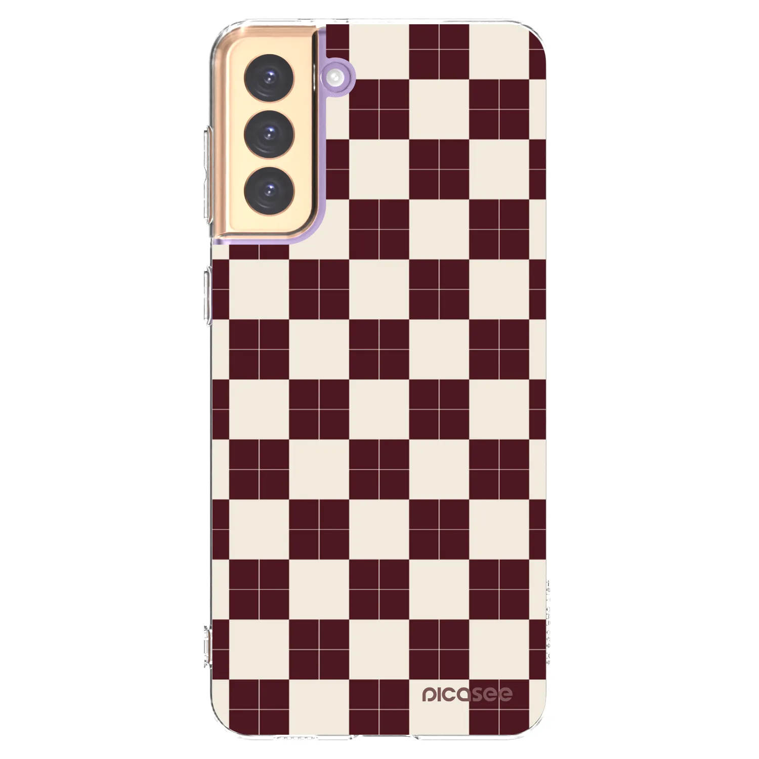 Picasee silikonski prozorni ovitek za Samsung Galaxy S21+ 5G G996F - Checked Away