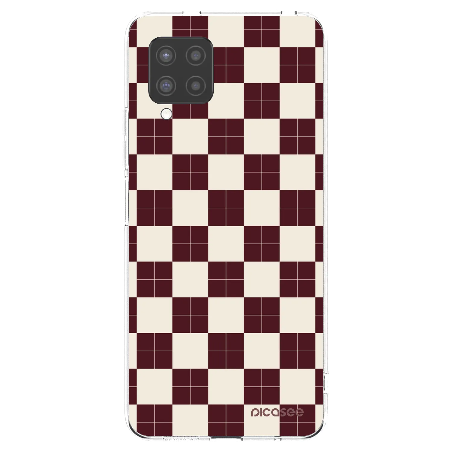 Picasee silikonski prozorni ovitek za Samsung Galaxy A42 A426B - Checked Away