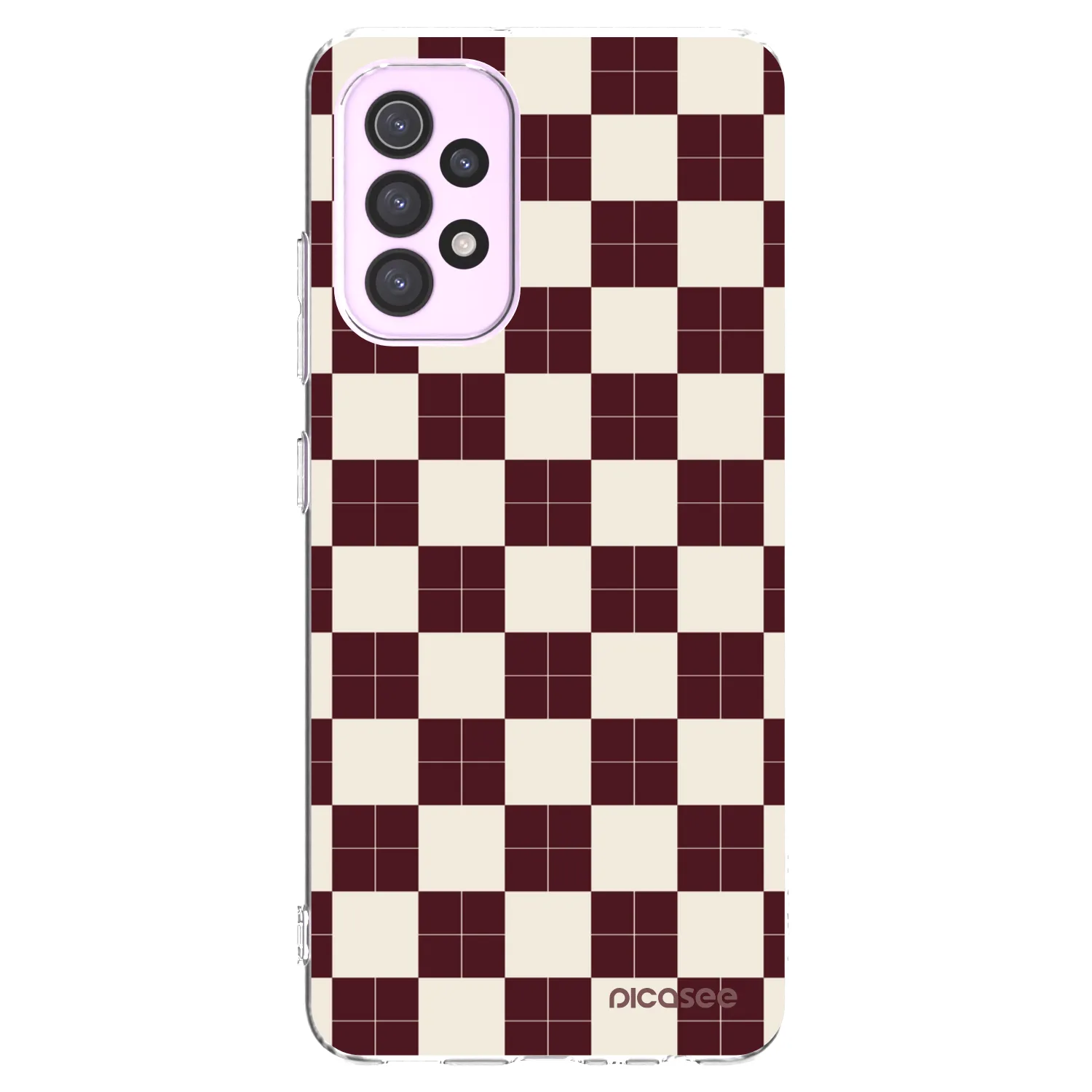 Picasee silikonski prozorni ovitek za Samsung Galaxy A32 5G A326B - Checked Away