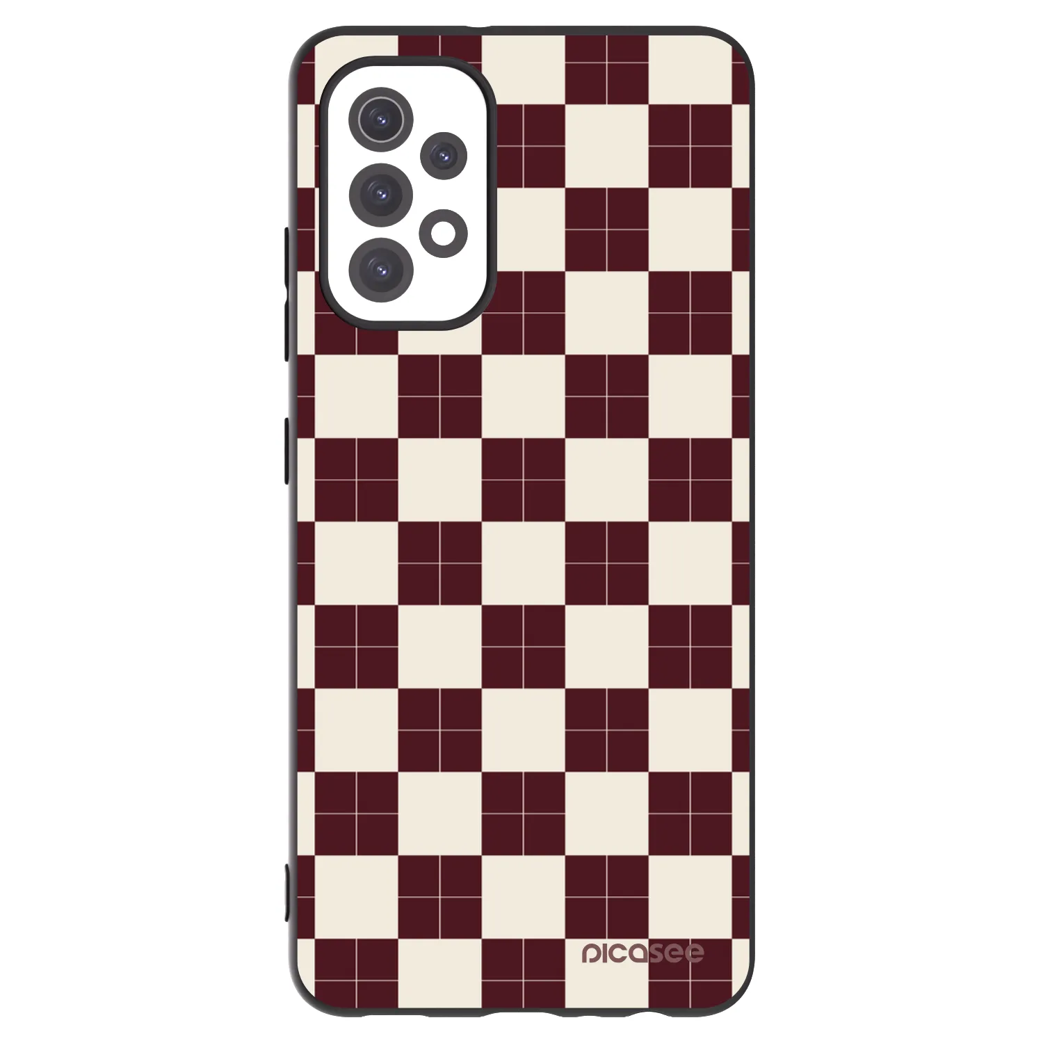 Picasee silikonski črni ovitek za Samsung Galaxy A32 5G A326B - Checked Away