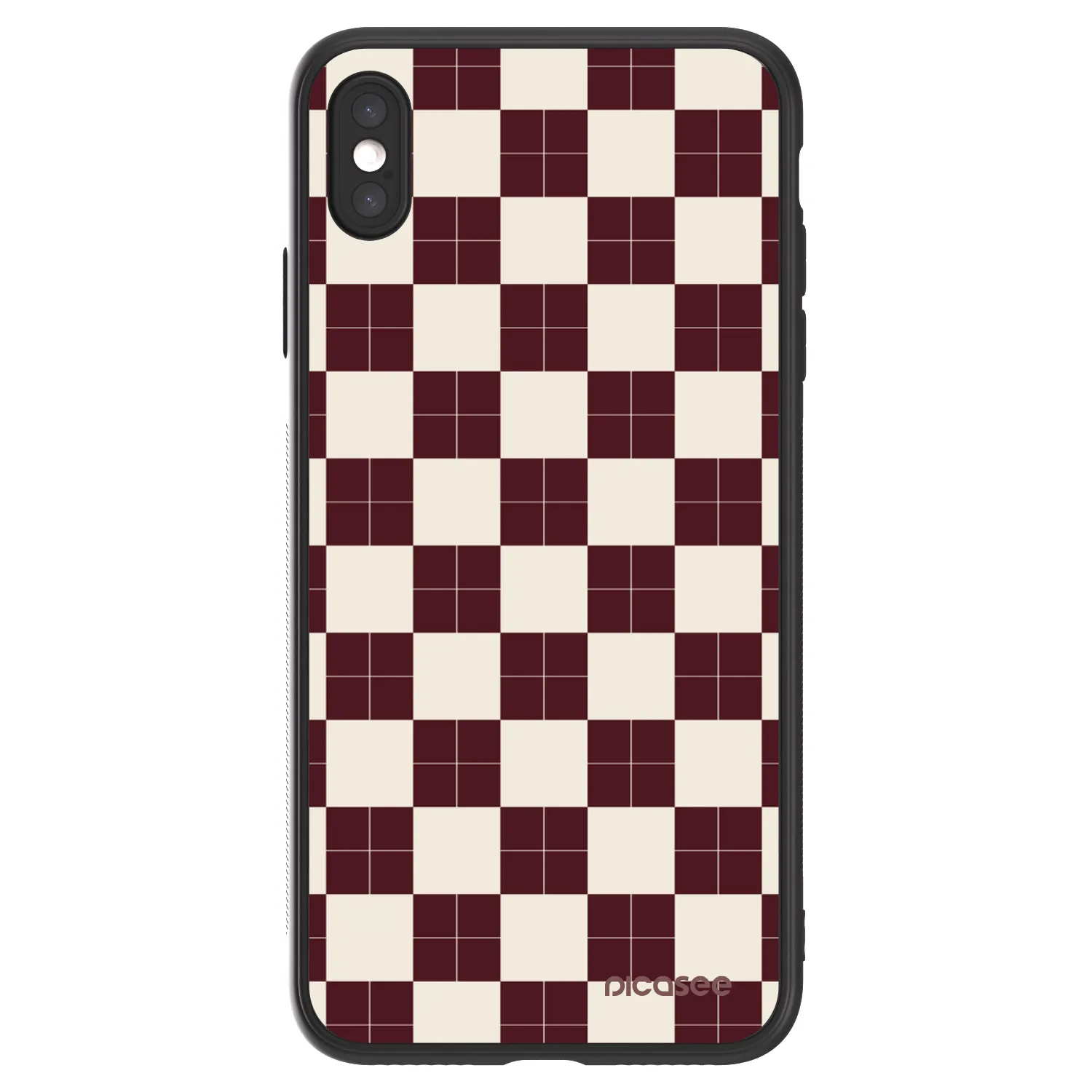 Picasee ULTIMATE CASE za Apple iPhone XS Max - Checked Away