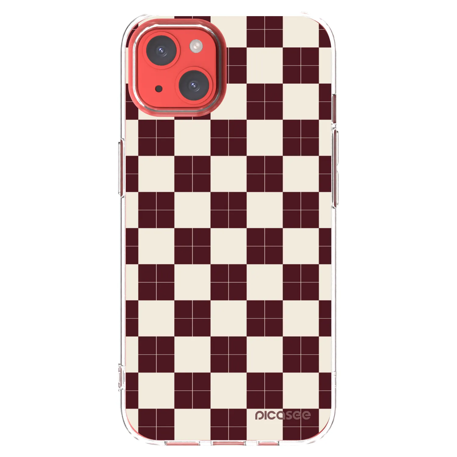 Picasee silikonski prozorni ovitek za Apple iPhone 13 - Checked Away