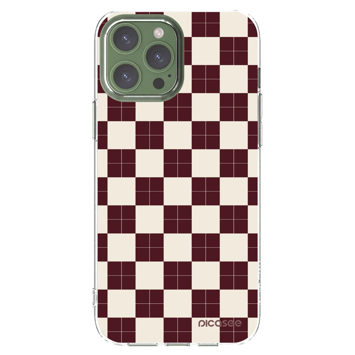 Picasee silikonski prozorni ovitek za Apple iPhone 13 Pro Max - Checked Away