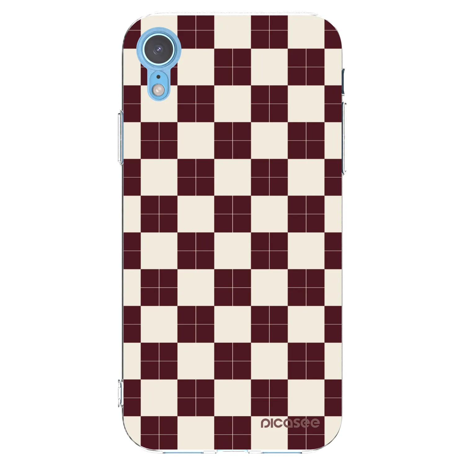 Picasee silikonski prozorni ovitek za Apple iPhone XR - Checked Away