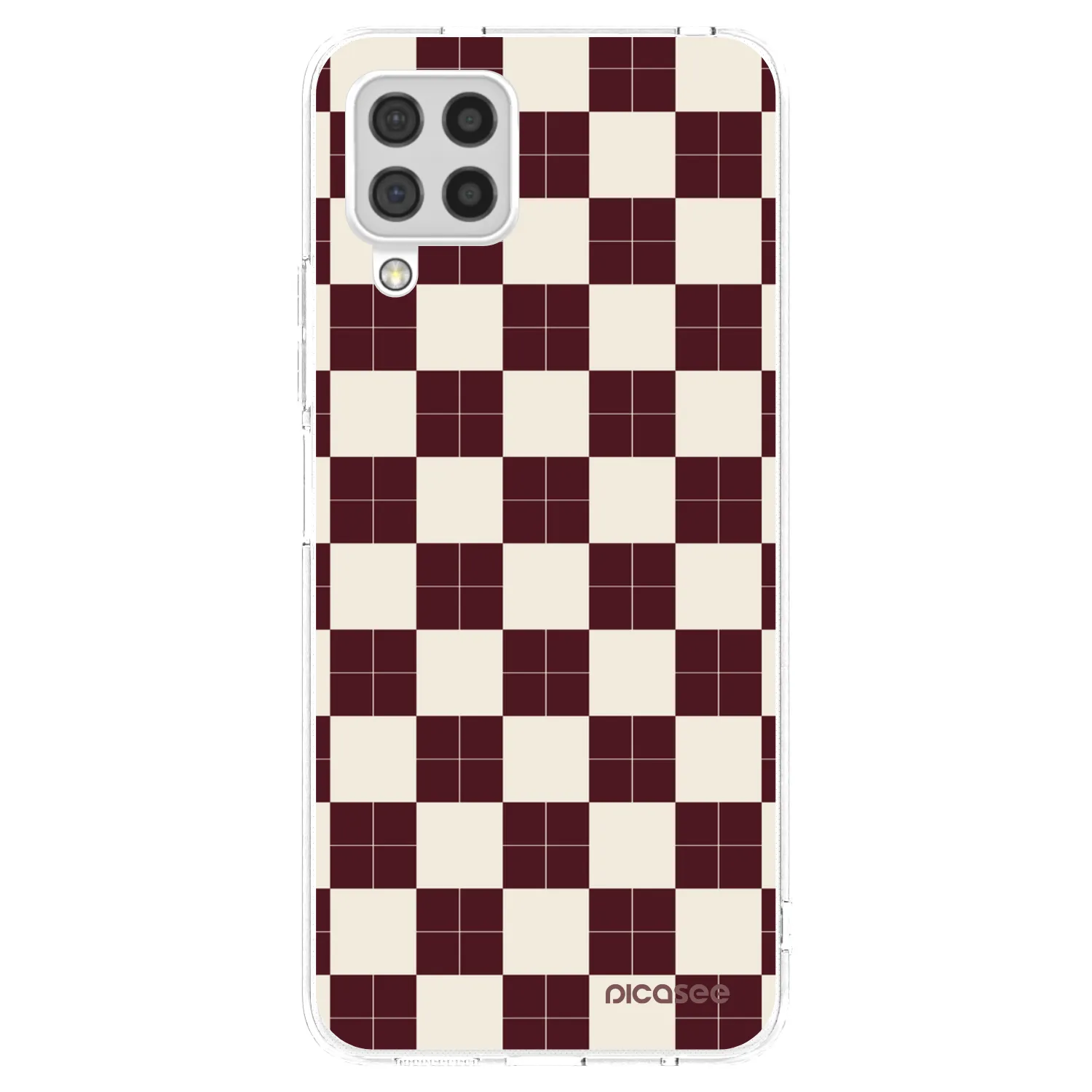 Picasee silikonski prozorni ovitek za Samsung Galaxy A22 A225F 4G - Checked Away