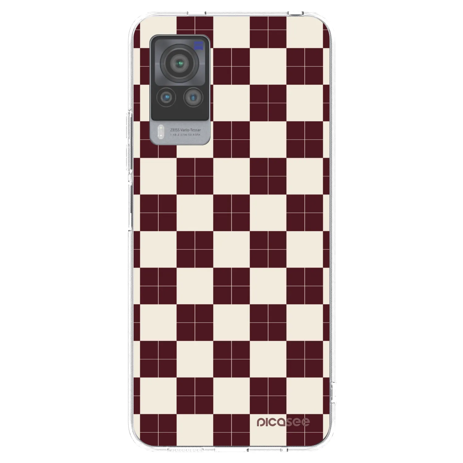 Picasee silikonski prozorni ovitek za Vivo X60 Pro 5G - Checked Away