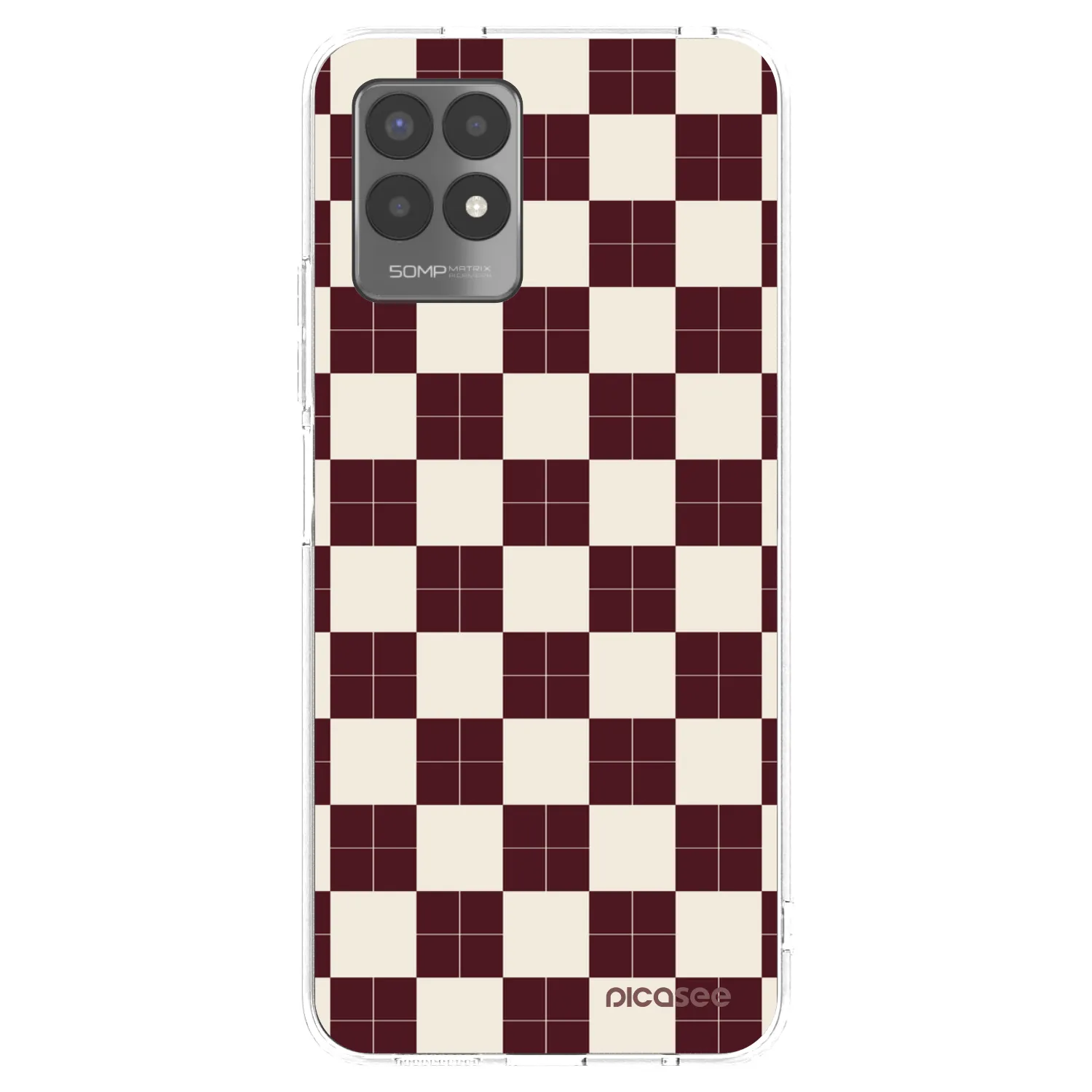 Picasee silikonski prozorni ovitek za Realme 8i - Checked Away