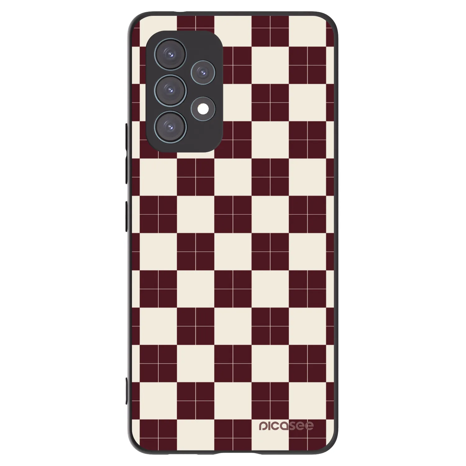 Picasee silikonski črni ovitek za Samsung Galaxy A53 5G A536 - Checked Away