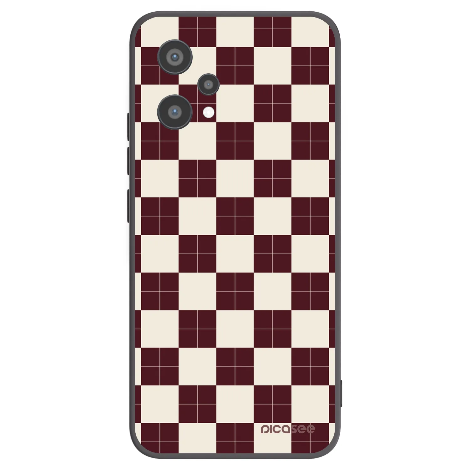Picasee silikonski črni ovitek za Realme 9 Pro 5G - Checked Away