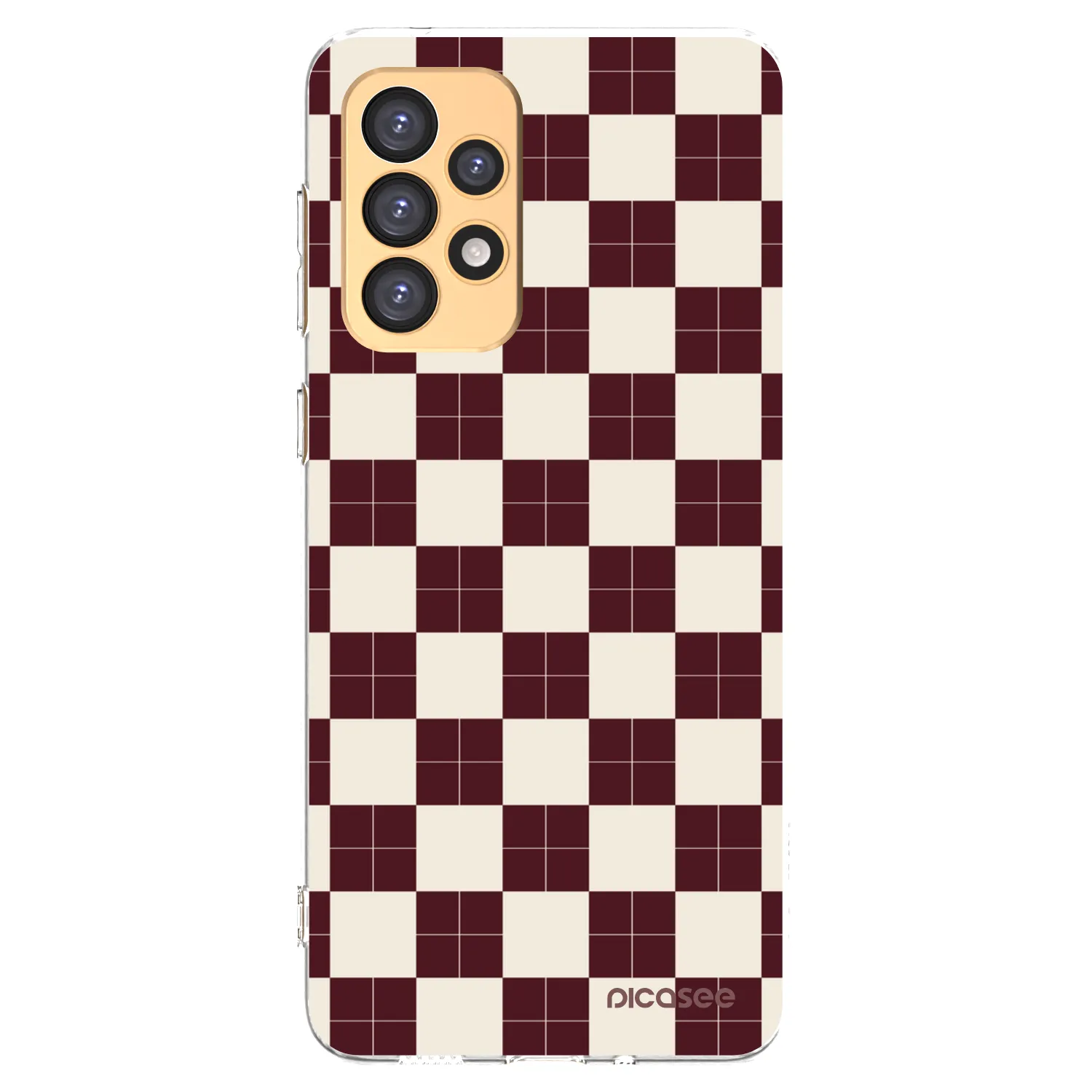 Picasee silikonski prozorni ovitek za Samsung Galaxy A33 5G A336 - Checked Away