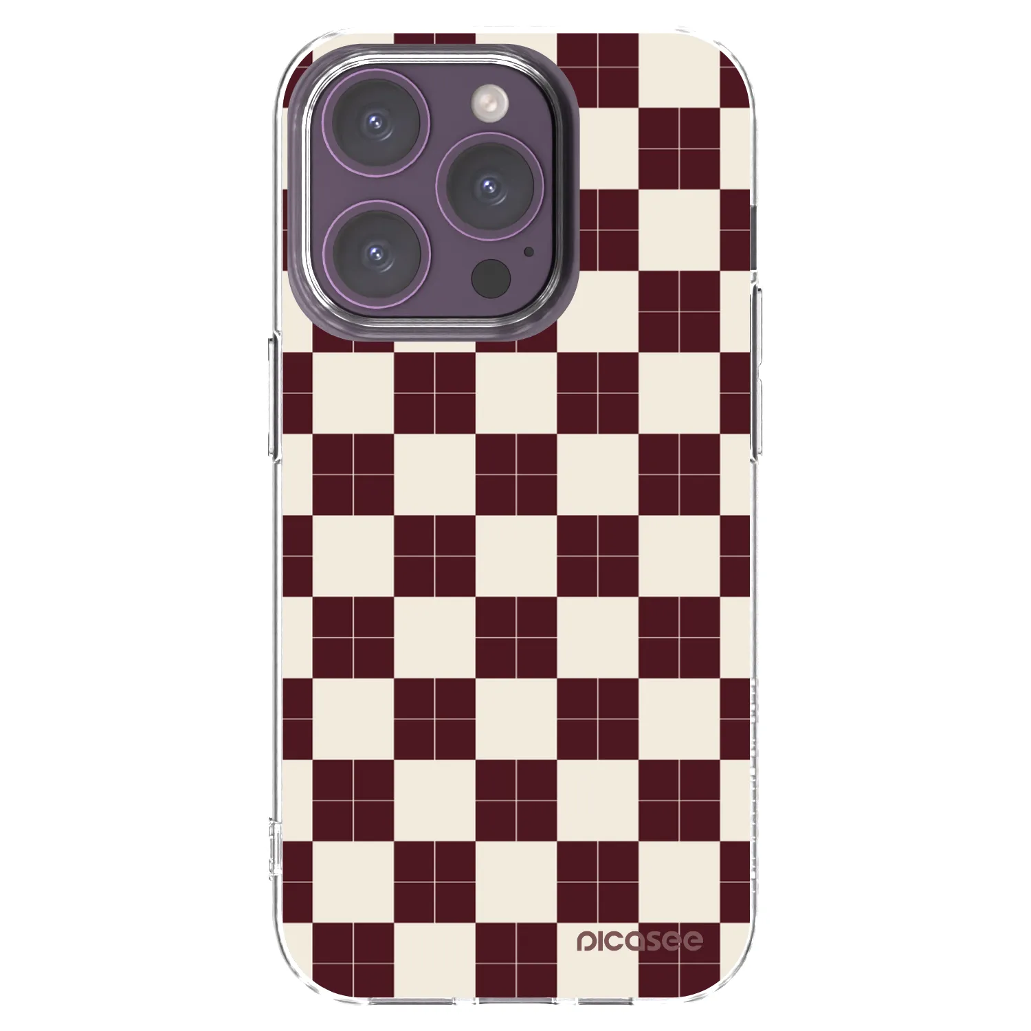 Picasee silikonski prozorni ovitek za Apple iPhone 14 Pro - Checked Away