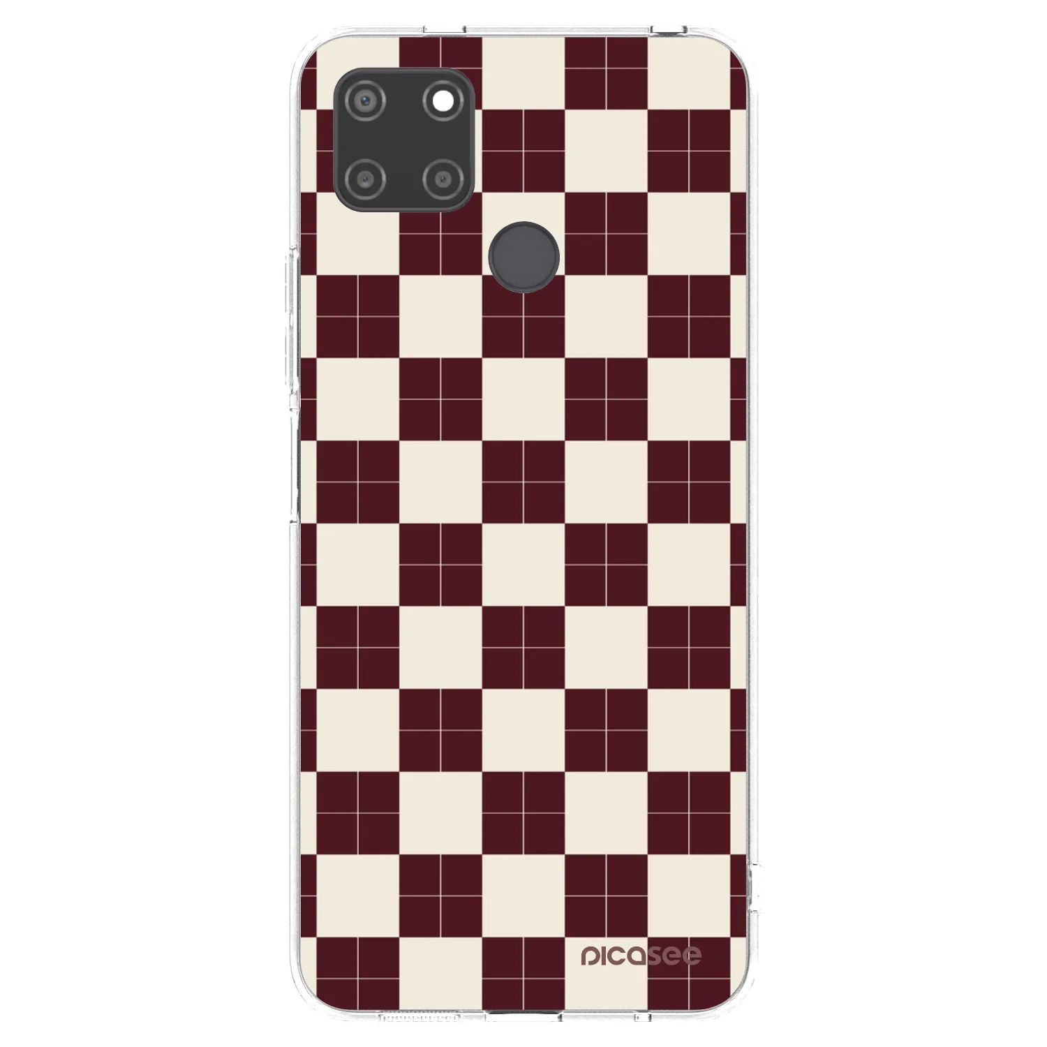 Picasee silikonski prozorni ovitek za Realme C21Y - Checked Away