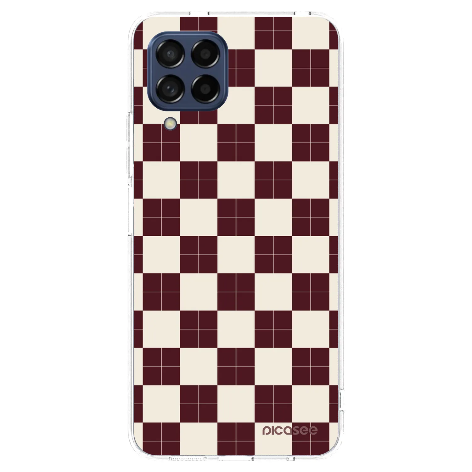 Picasee silikonski prozorni ovitek za Samsung Galaxy M53 5G - Checked Away