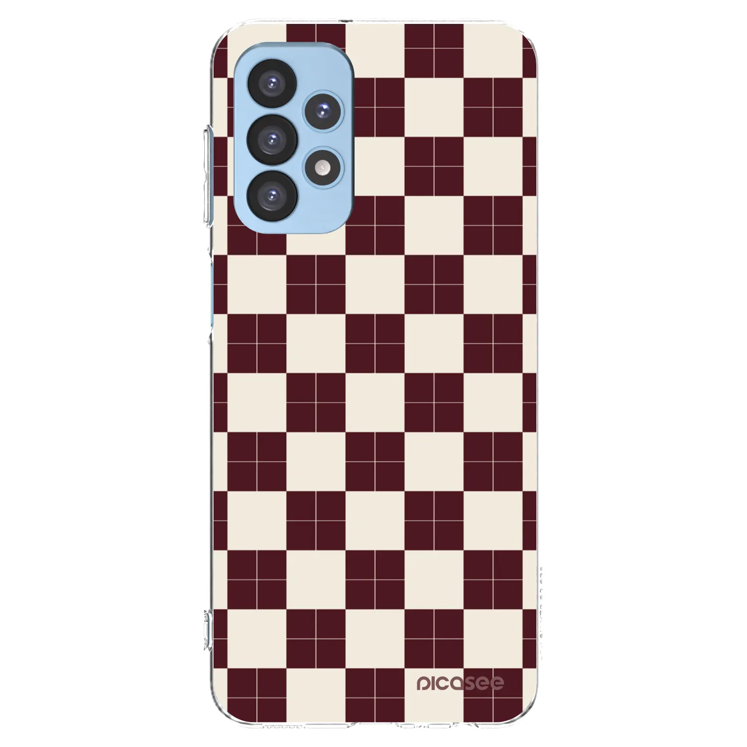 Picasee silikonski prozorni ovitek za Samsung Galaxy A23 A235F 4G - Checked Away