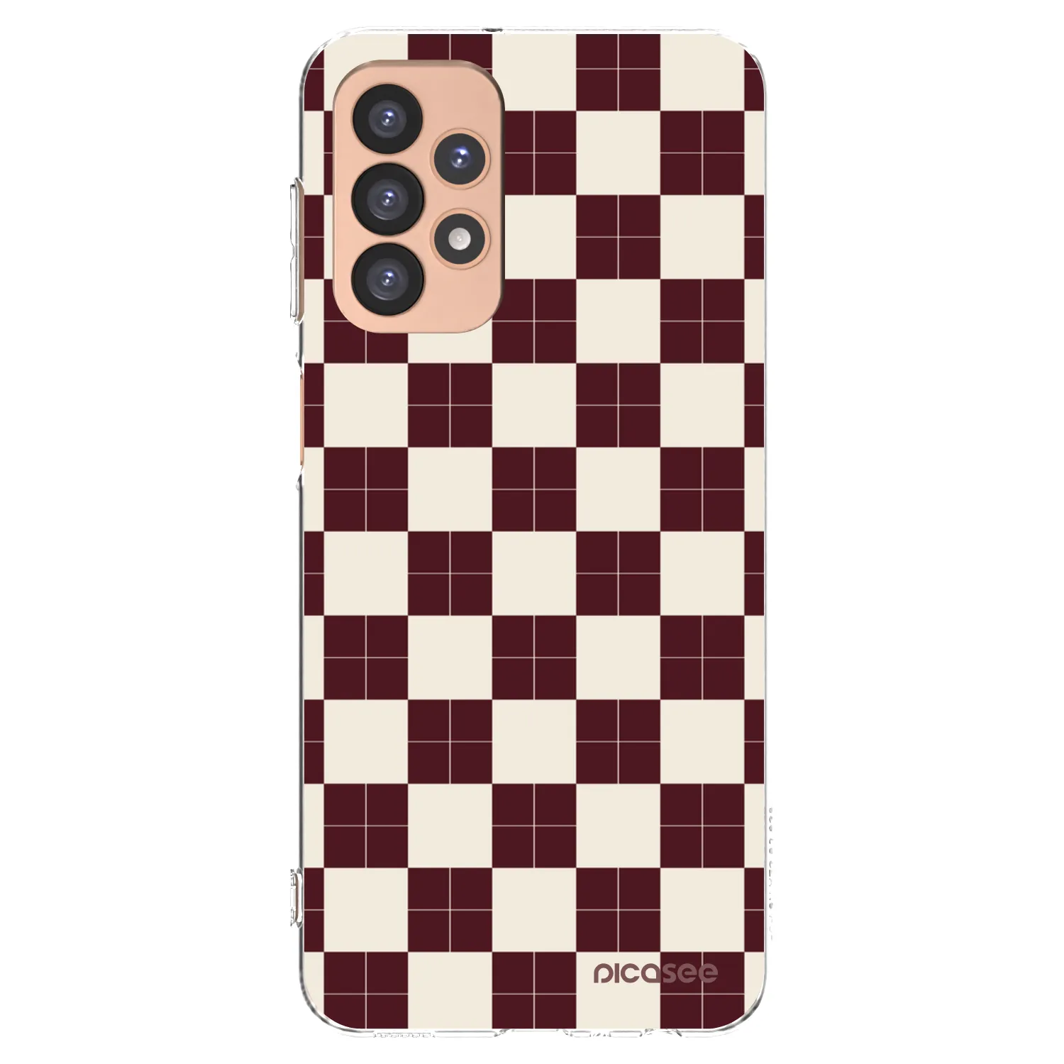Picasee silikonski prozorni ovitek za Samsung Galaxy A23 A236B 5G - Checked Away