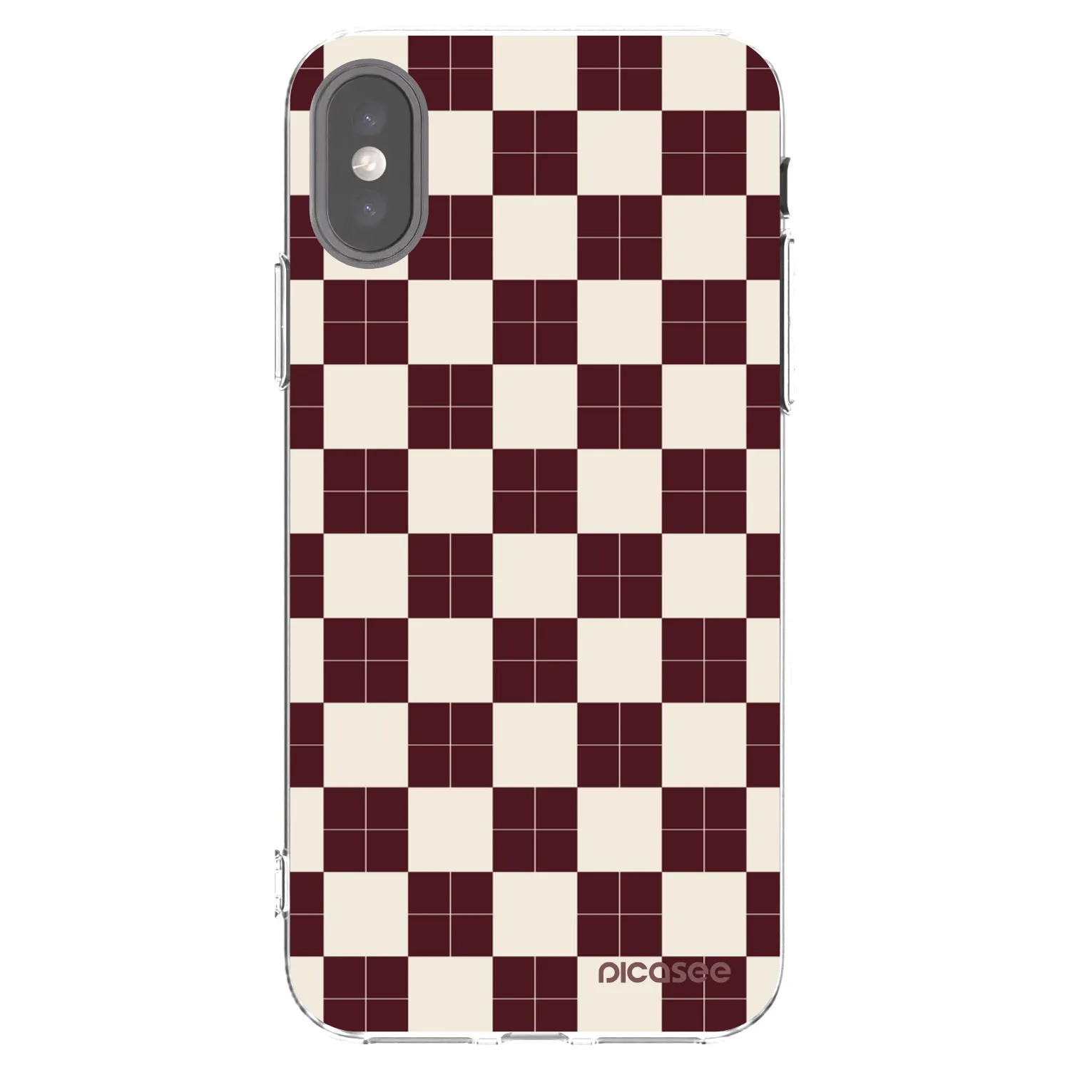 Picasee silikonski prozorni ovitek za Apple iPhone X/XS - Checked Away