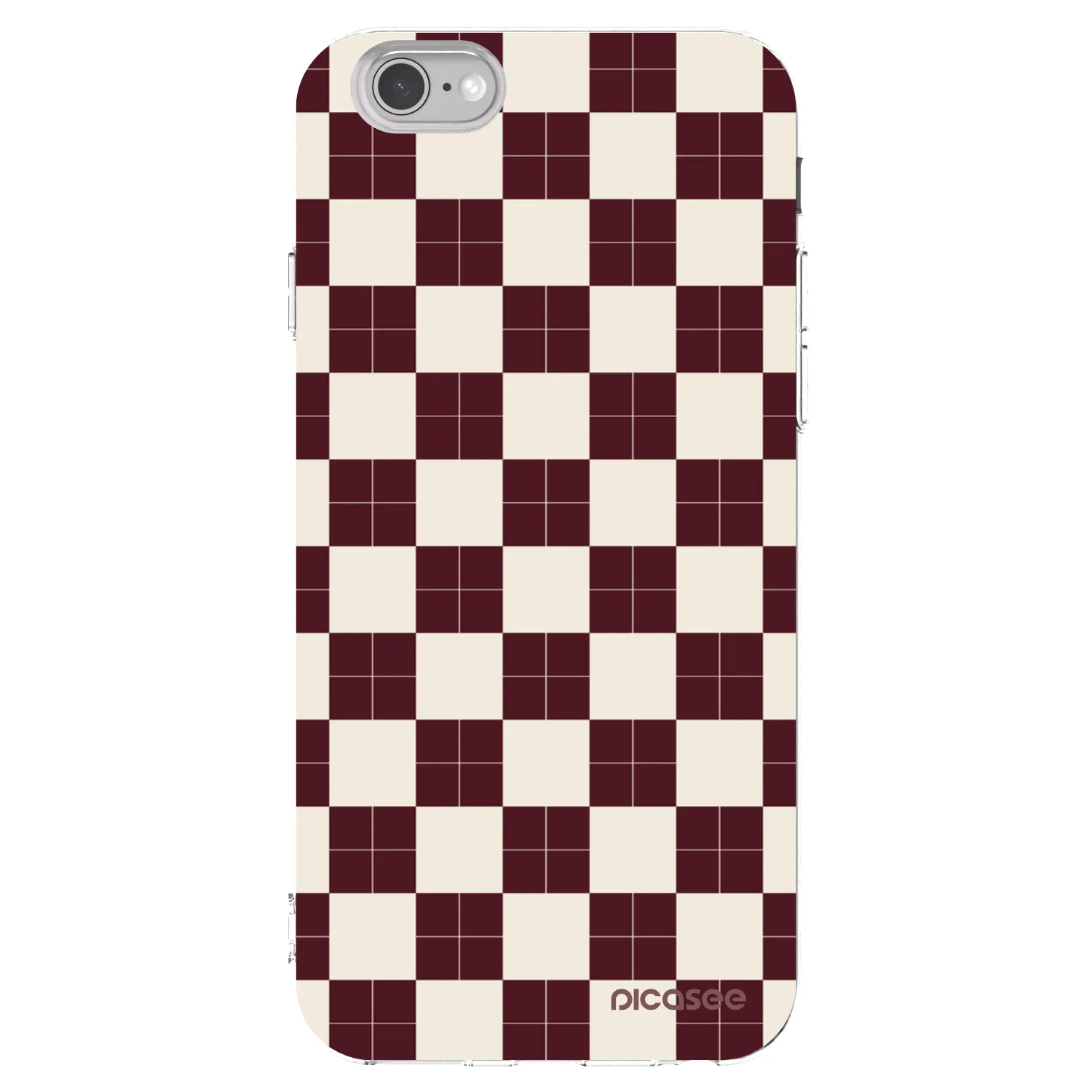 Picasee silikonski prozorni ovitek za Apple iPhone 6/6S - Checked Away