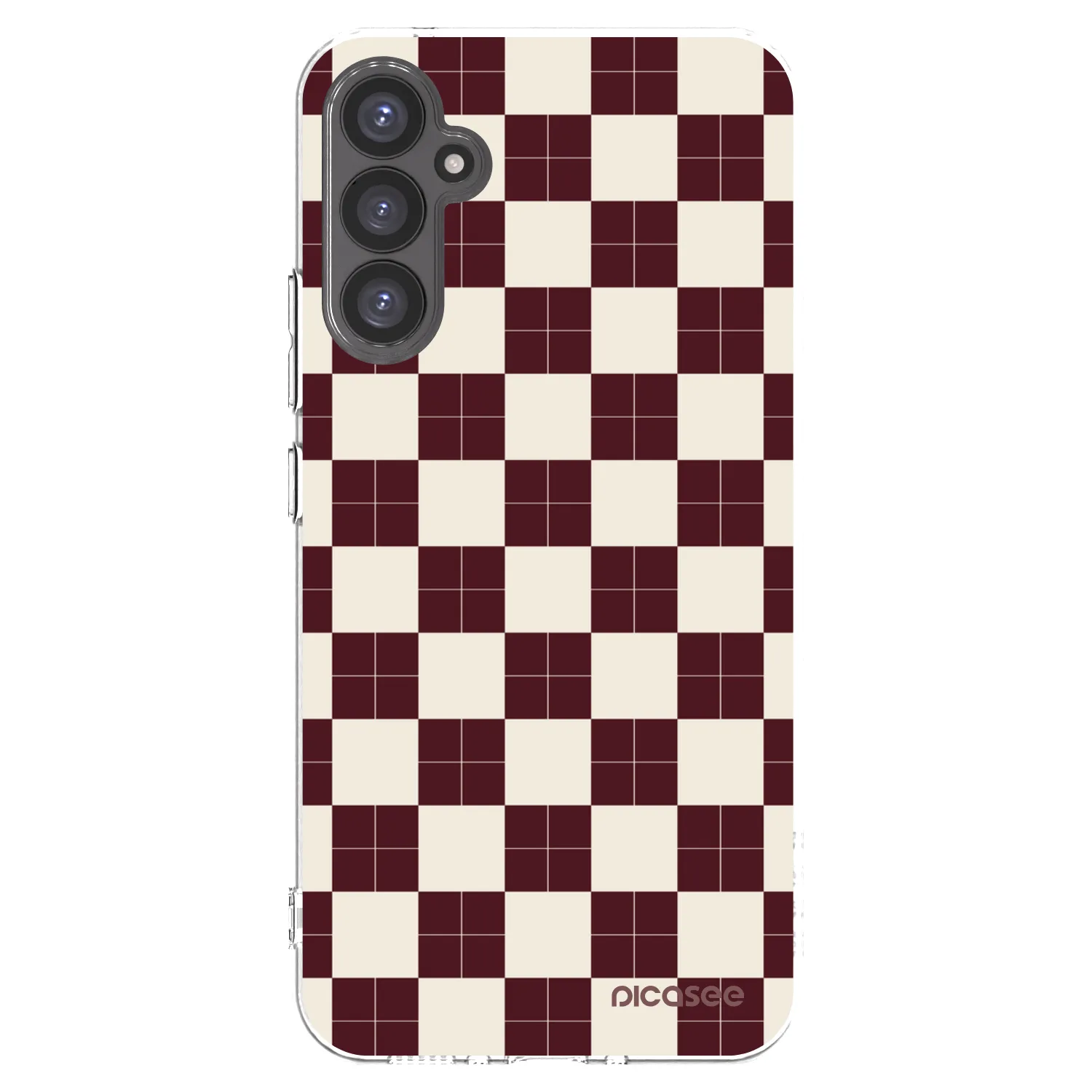 Picasee silikonski prozorni ovitek za Samsung Galaxy A34 5G A346B - Checked Away