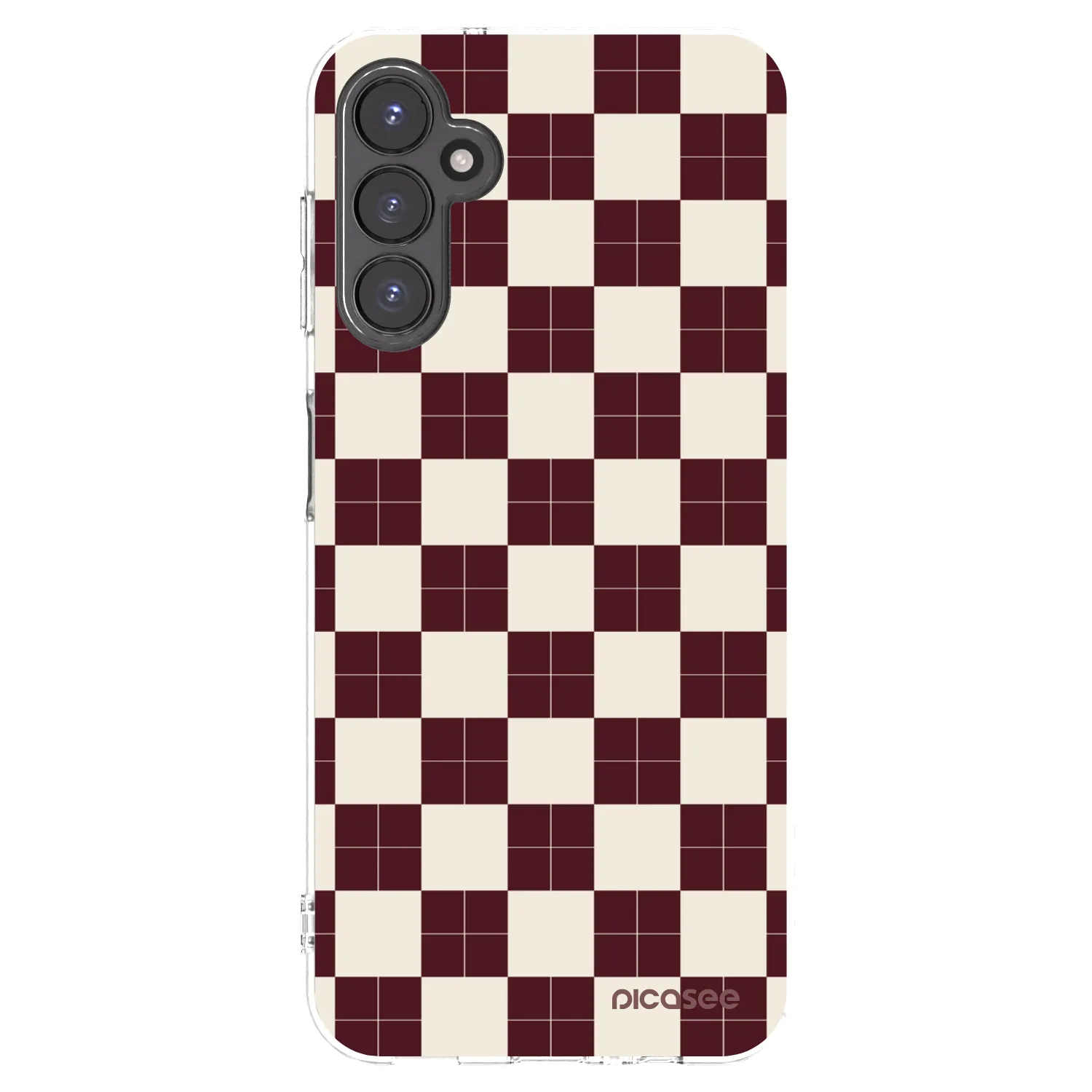 Picasee silikonski prozorni ovitek za Samsung Galaxy A14 4G A145R - Checked Away