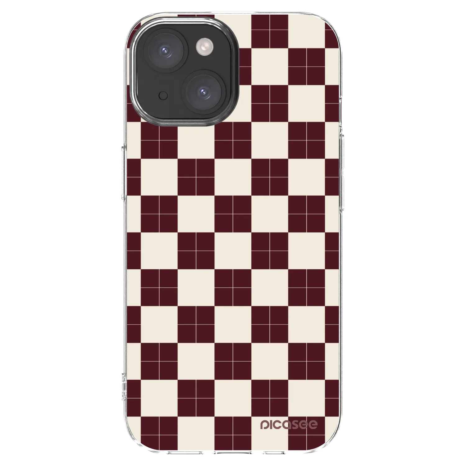 Picasee silikonski prozorni ovitek za Apple iPhone 15 - Checked Away