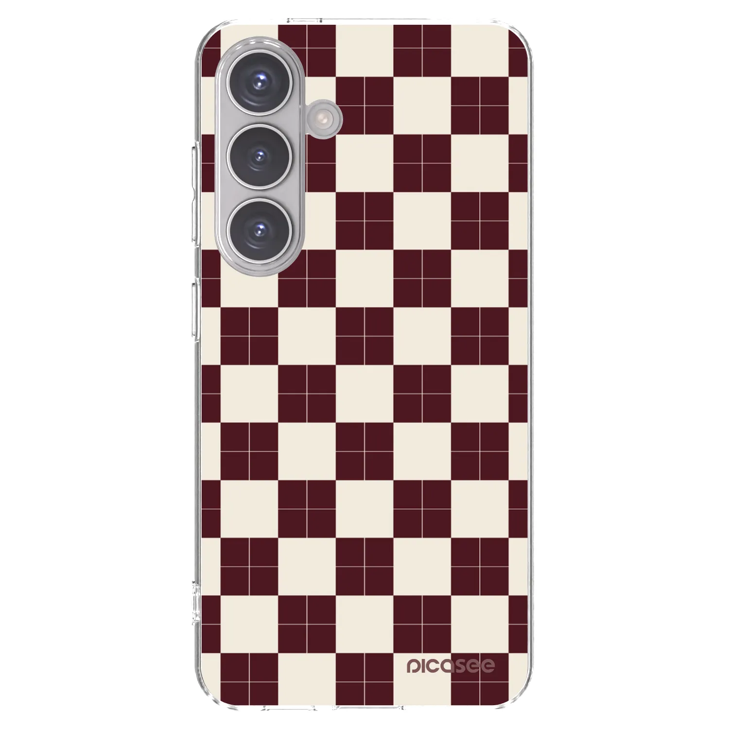 Picasee silikonski prozorni ovitek za Samsung Galaxy S24 S921B 5G - Checked Away