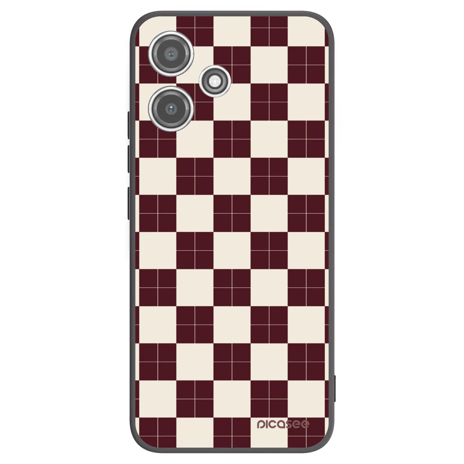 Picasee silikonski črni ovitek za Xiaomi Redmi 12 5G - Checked Away