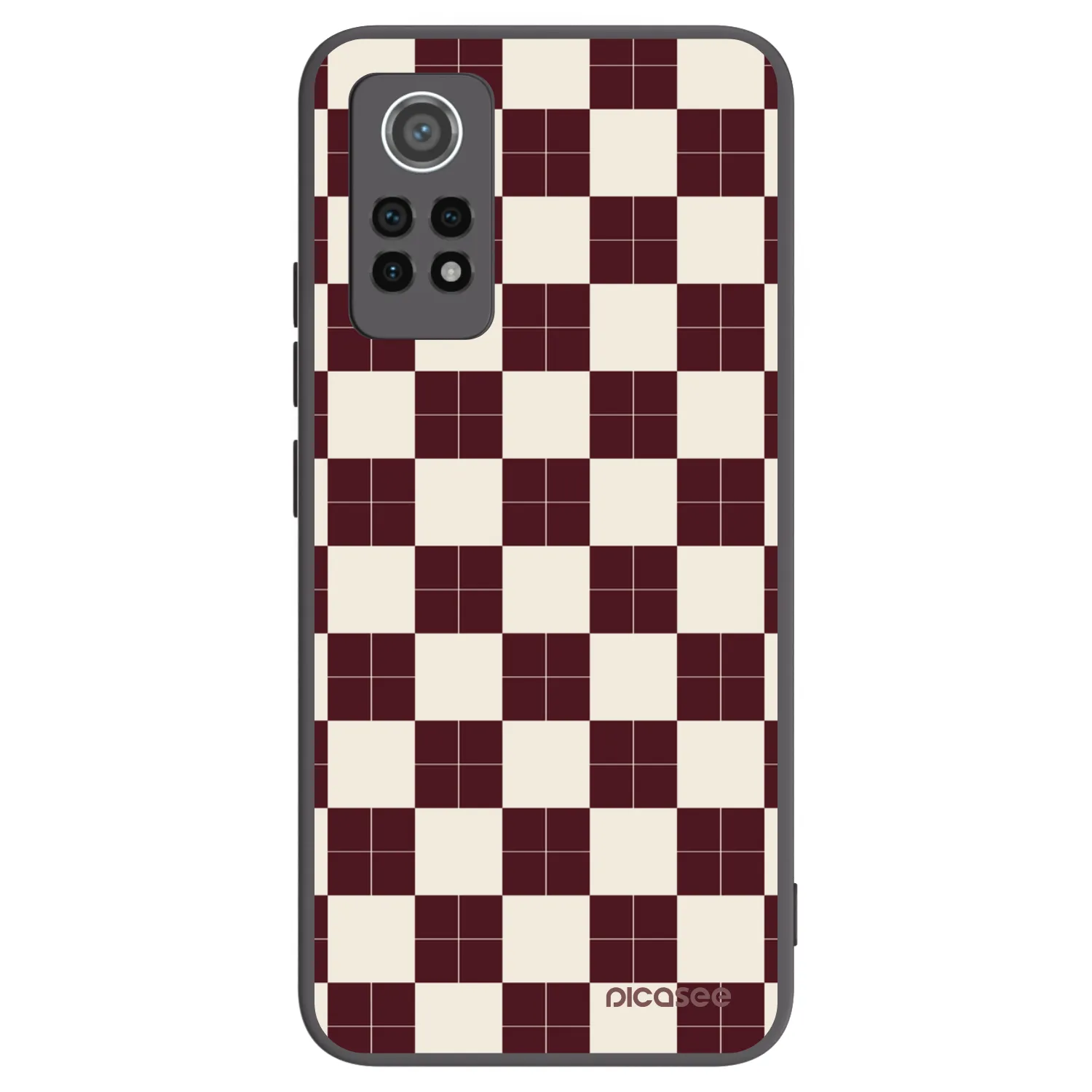Picasee silikonski črni ovitek za Xiaomi Redmi Note 12 Pro 4G - Checked Away