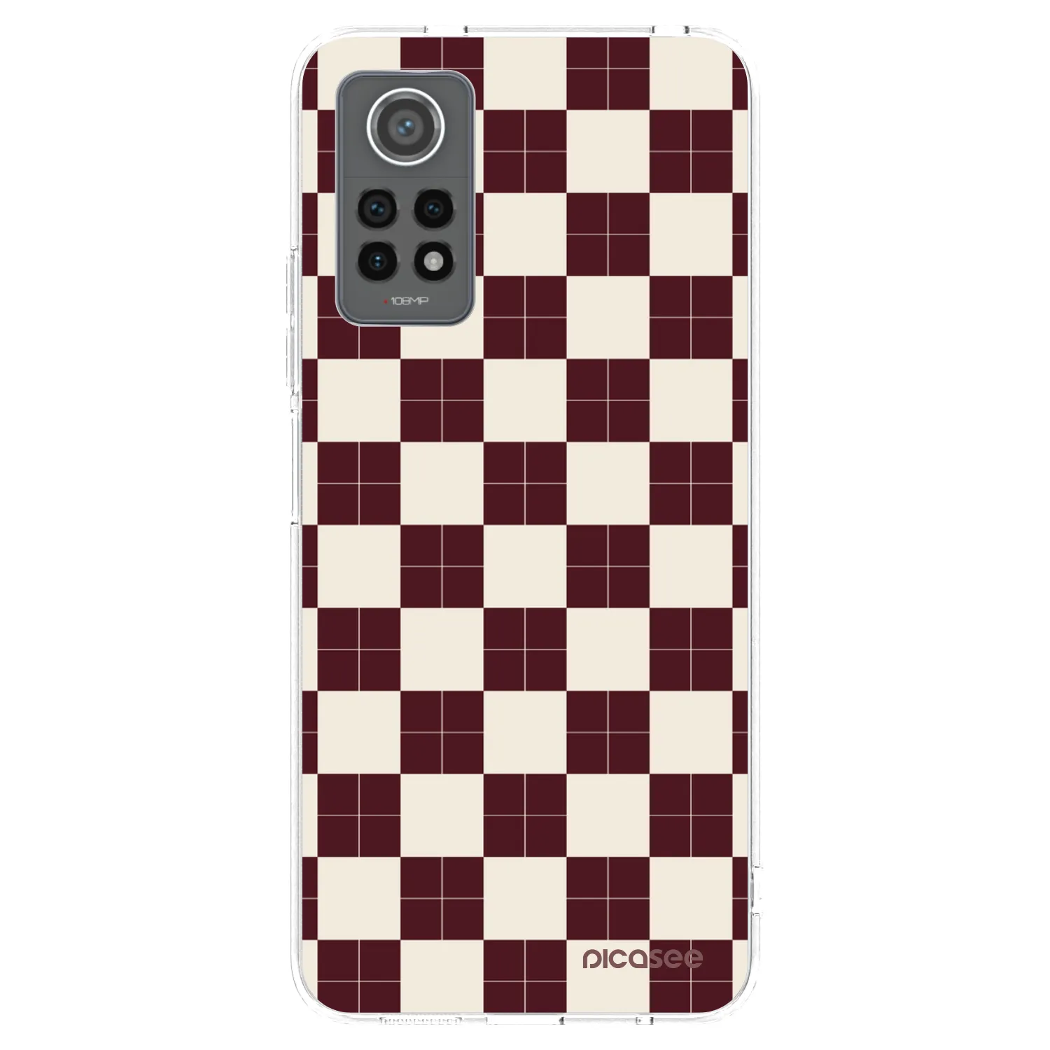 Picasee silikonski prozorni ovitek za Xiaomi Redmi Note 12 Pro 4G - Checked Away