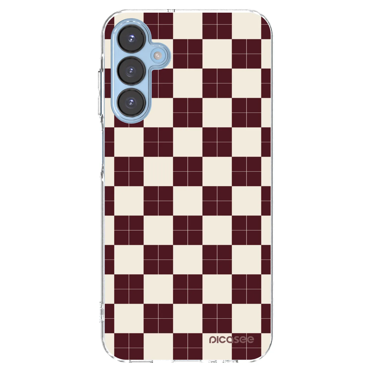 Picasee silikonski prozorni ovitek za Samsung Galaxy A15 A156B 5G - Checked Away