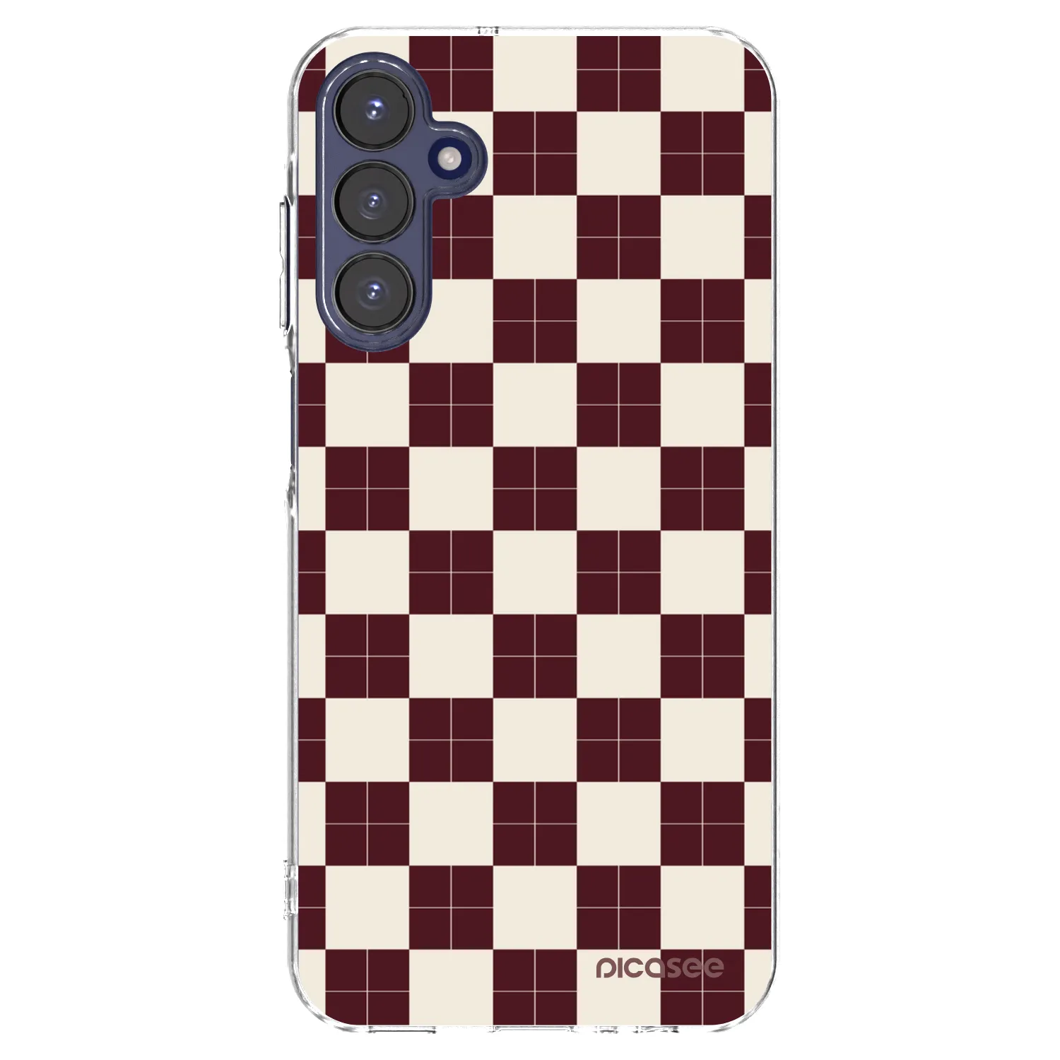 Picasee silikonski prozorni ovitek za Samsung Galaxy A15 A155F 4G - Checked Away