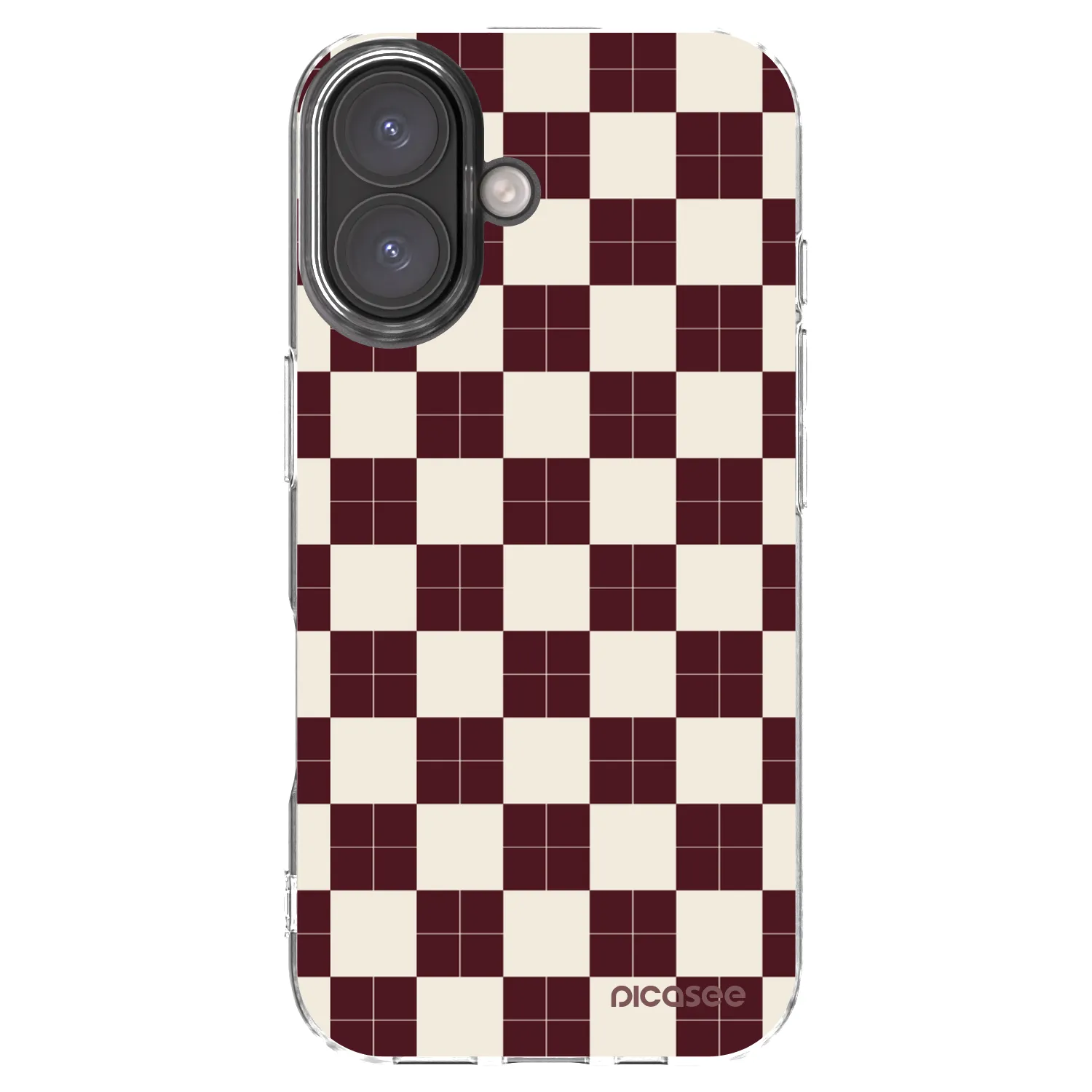 Picasee silikonski prozorni ovitek za Apple iPhone 16 - Checked Away