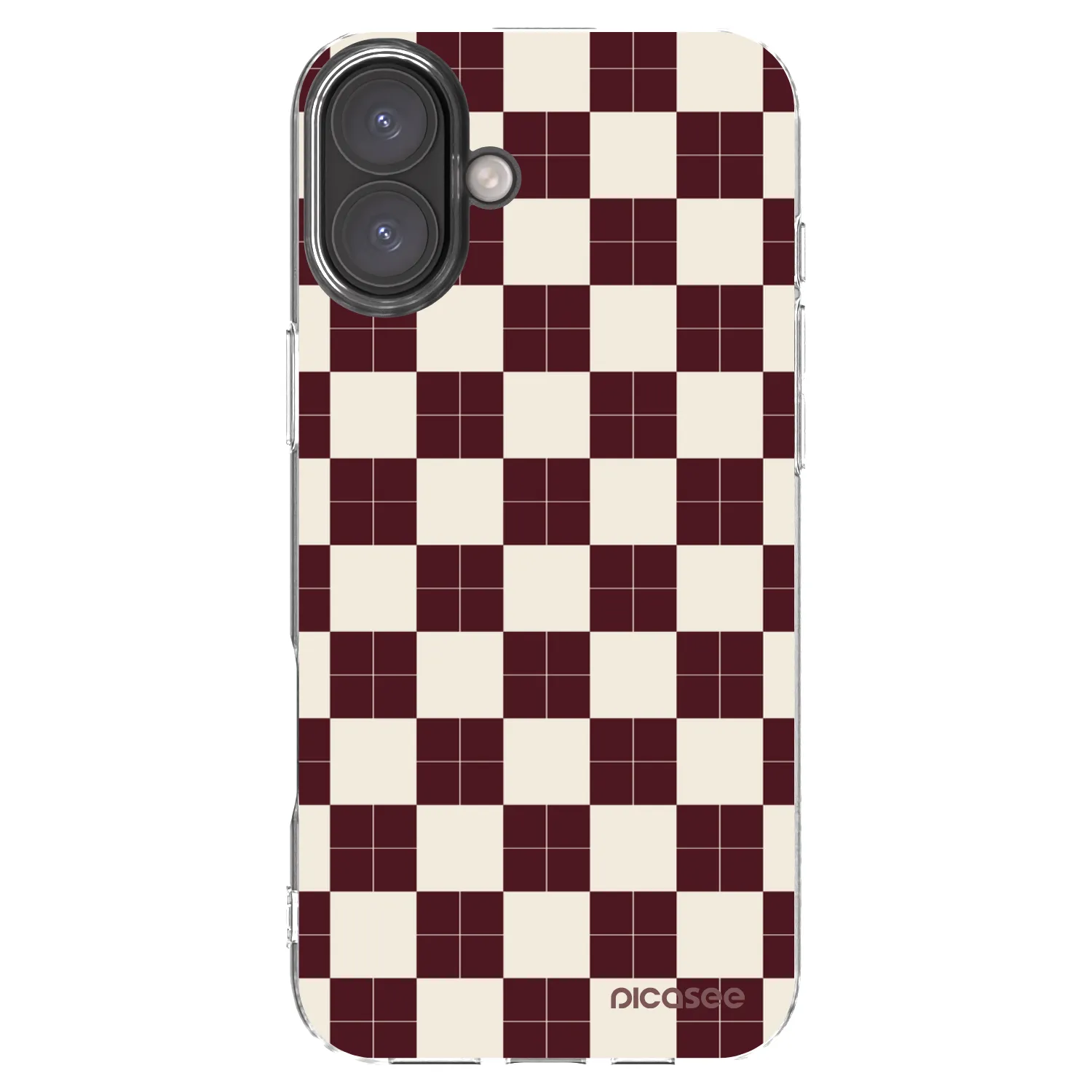 Picasee silikonski prozorni ovitek za Apple iPhone 16 Plus - Checked Away