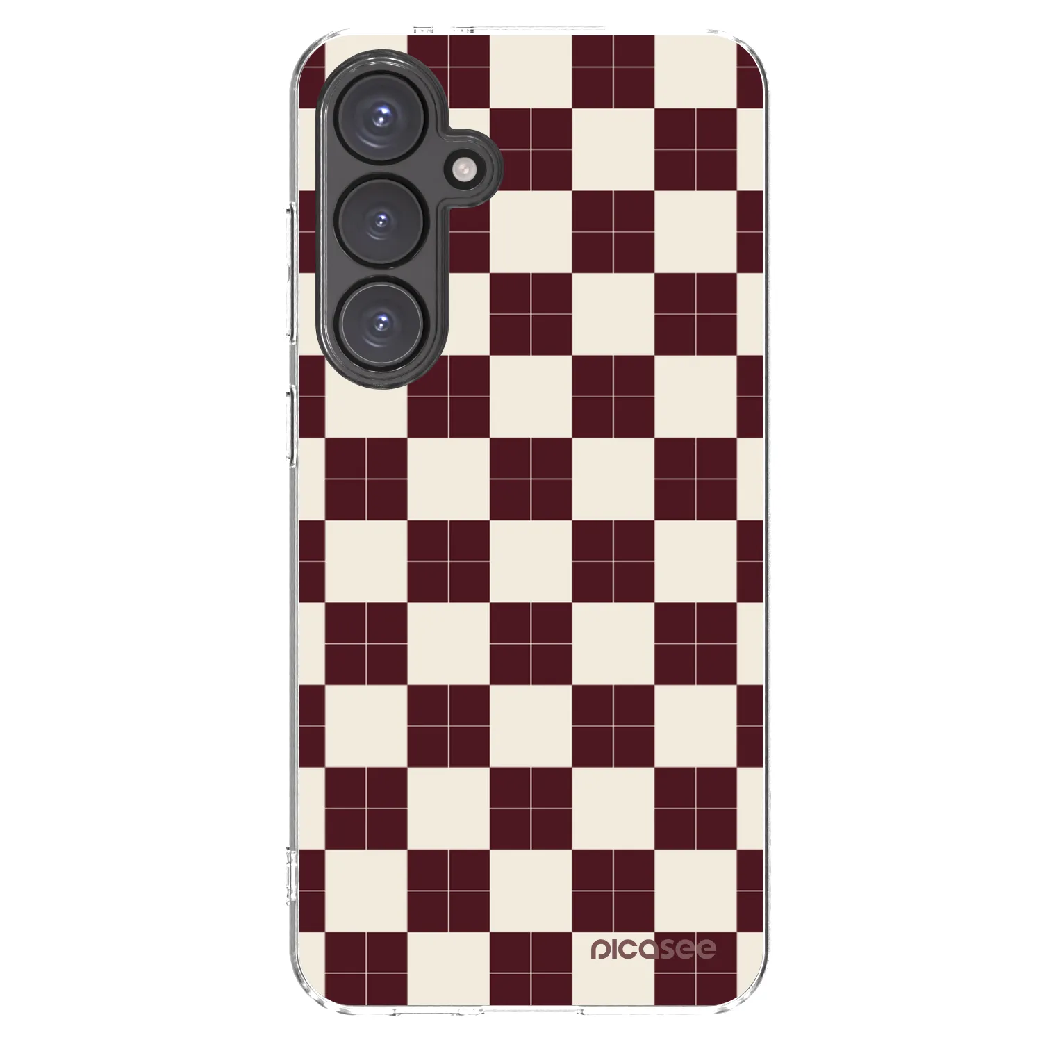 Picasee silikonski prozorni ovitek za Samsung Galaxy S24 FE S721B - Checked Away