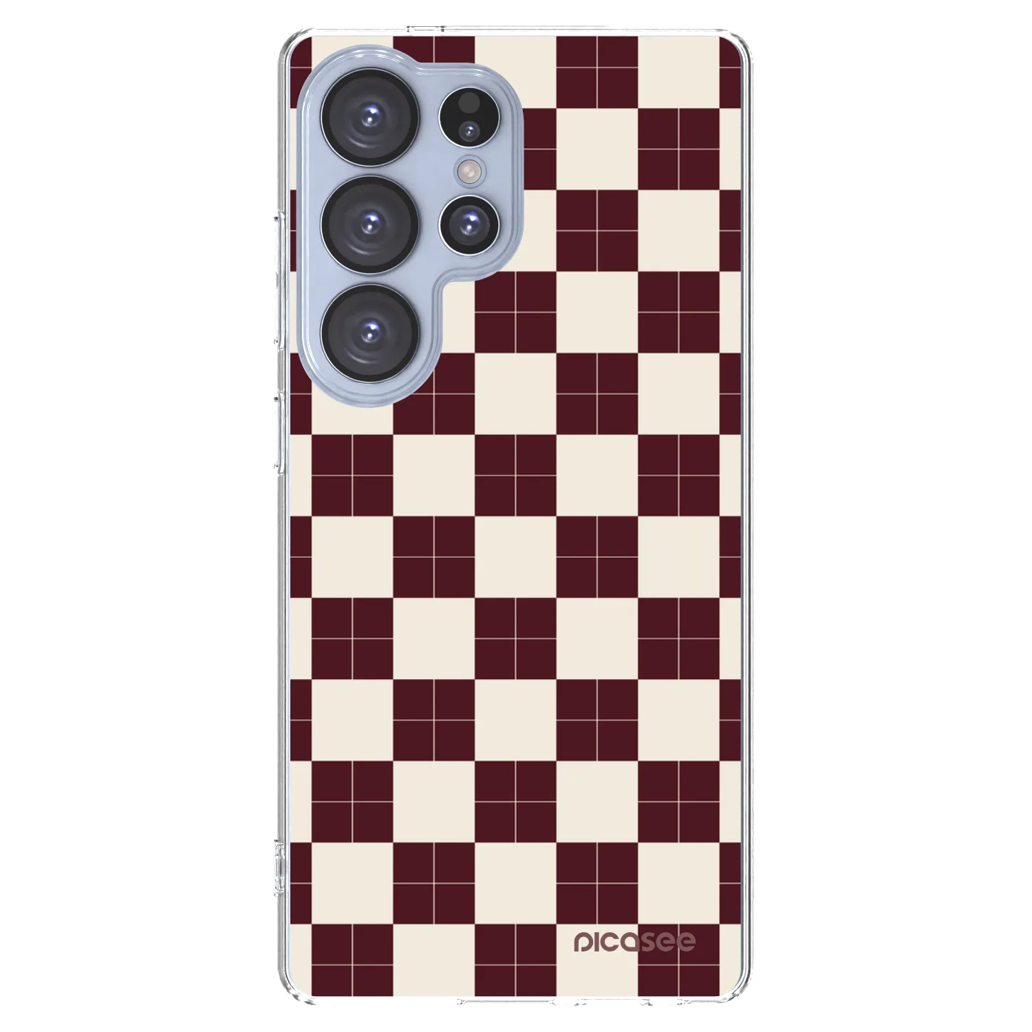 Picasee silikonski prozorni ovitek za Samsung Galaxy S25 Ultra 5G - Checked Away
