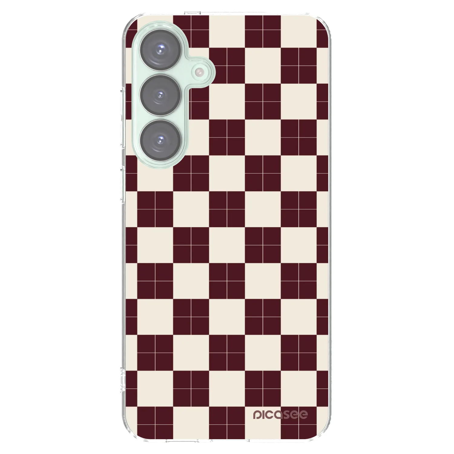 Picasee silikonski prozorni ovitek za Samsung Galaxy S25+ 5G - Checked Away